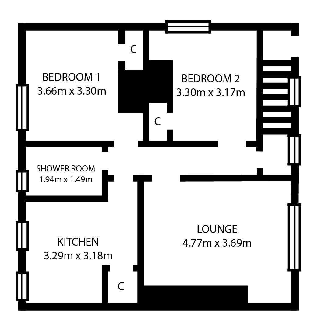 2 Bedrooms Flat for sale in 2 East Springfield Terrace, Bishopbriggs G64