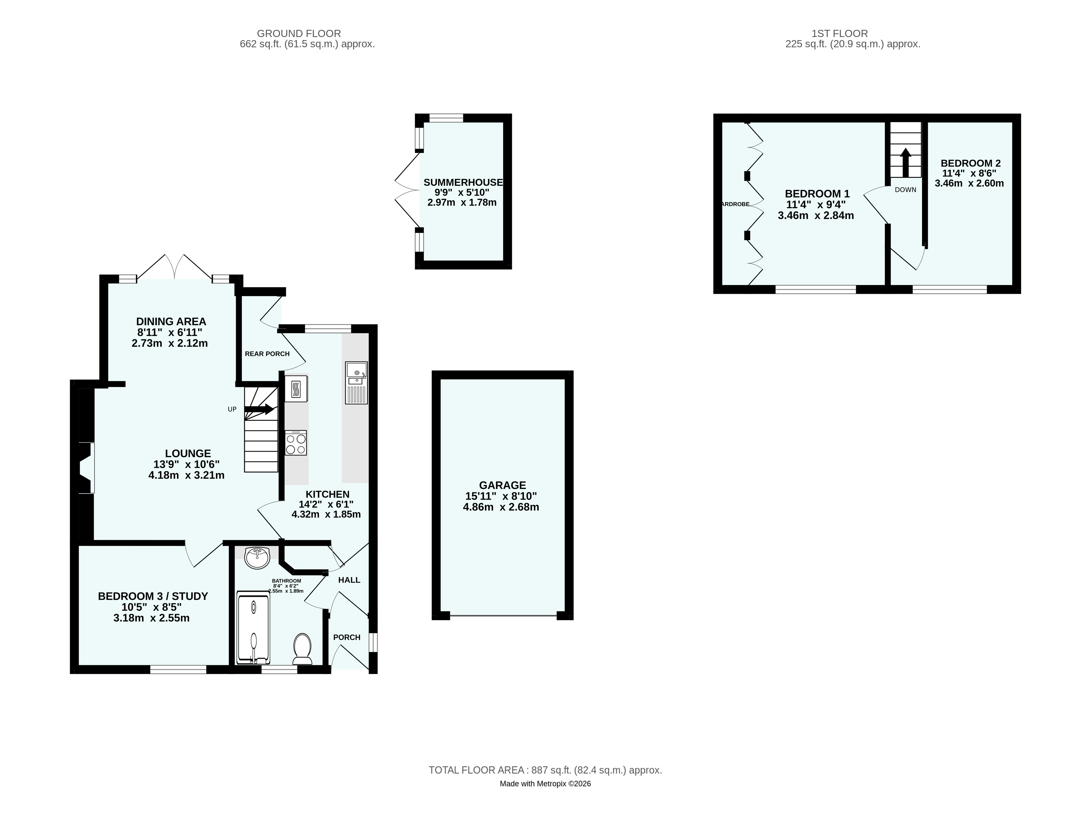 Chy-an-Chy,, Higher Condurrow, Cornwall floorplan