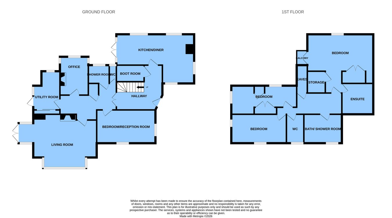 Amberheath, Butchers Lane, Three Oaks floorplan
