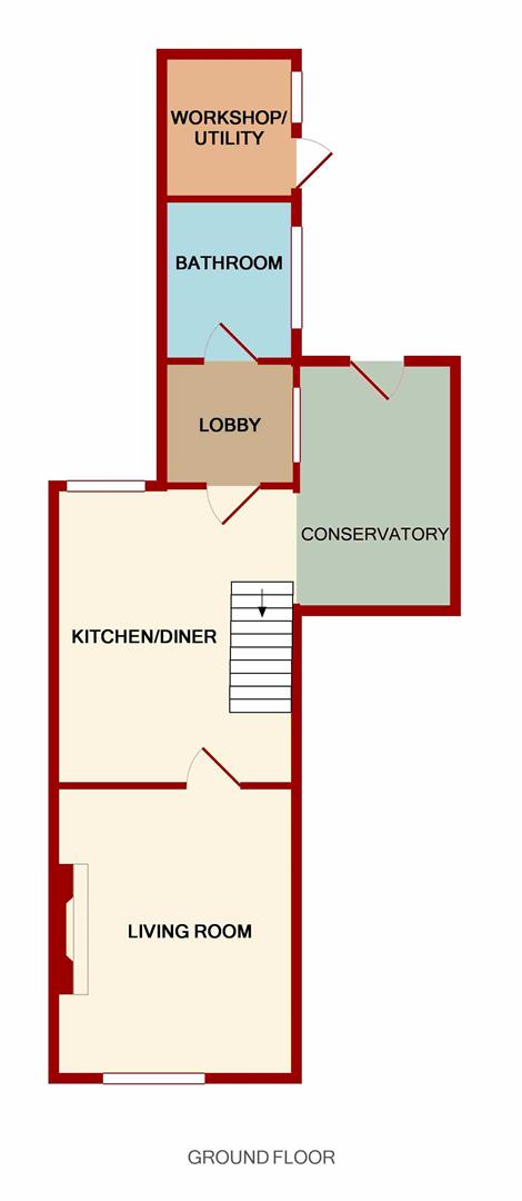 3 Bedrooms End terrace house for sale in Hom Green, Ross-On-Wye HR9
