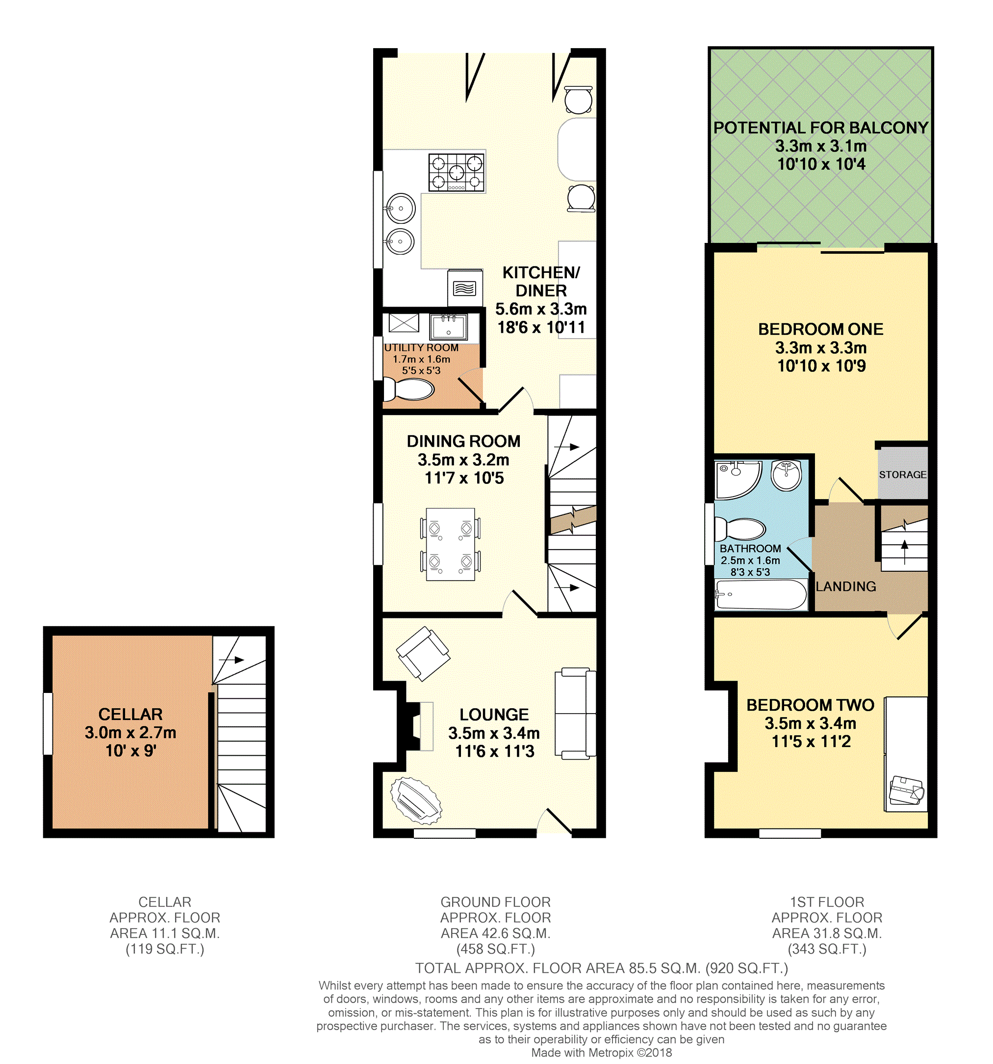 2 bed end terrace house for sale in Belbroughton Road, Blakedown DY10