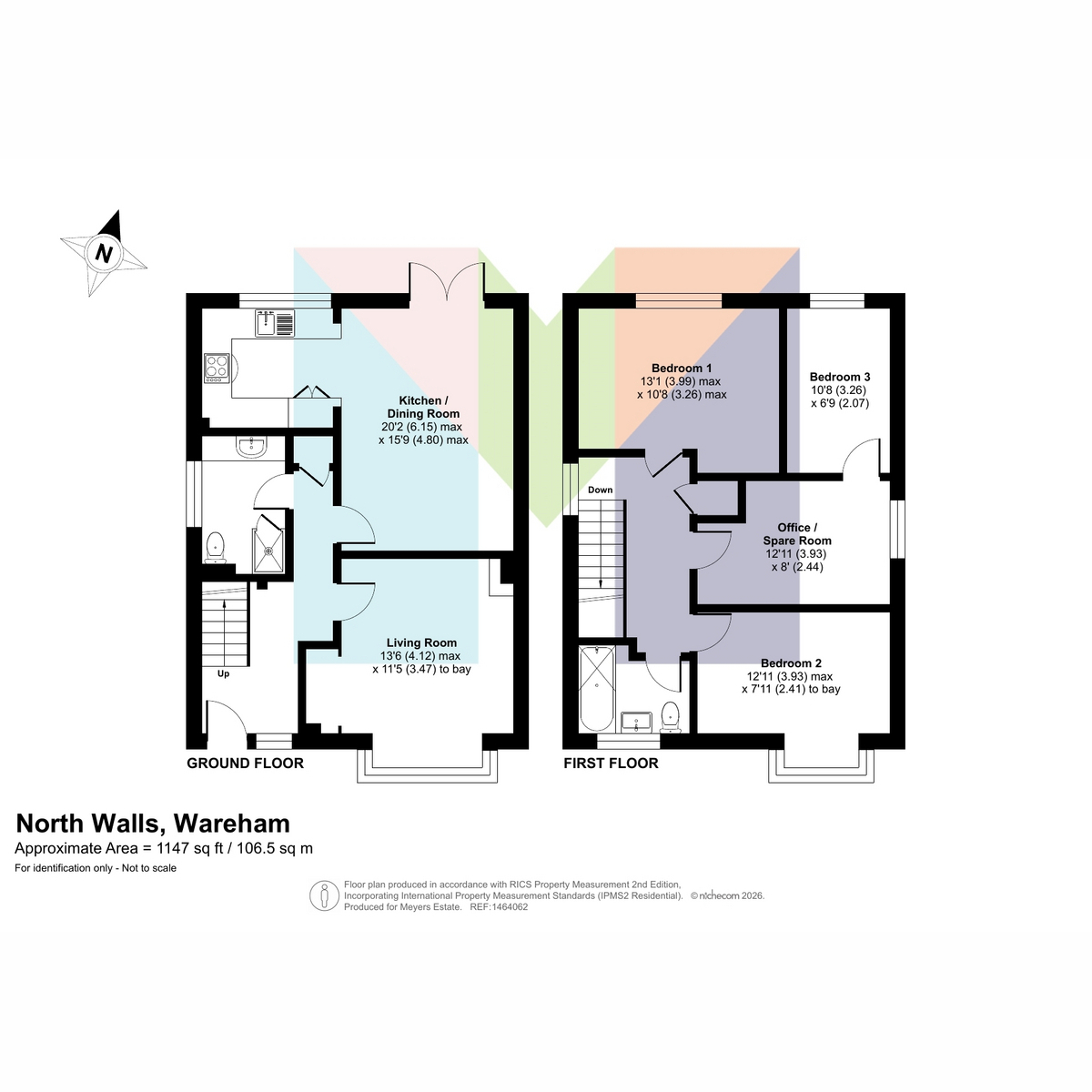 9, North Walls, Wareham floorplan