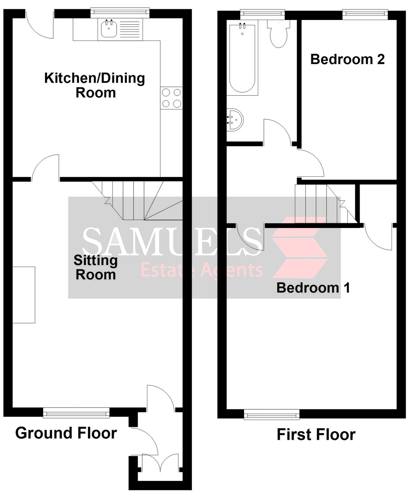 Rollestone Crescent, Exeter EX4, 2 bedroom terraced house for sale