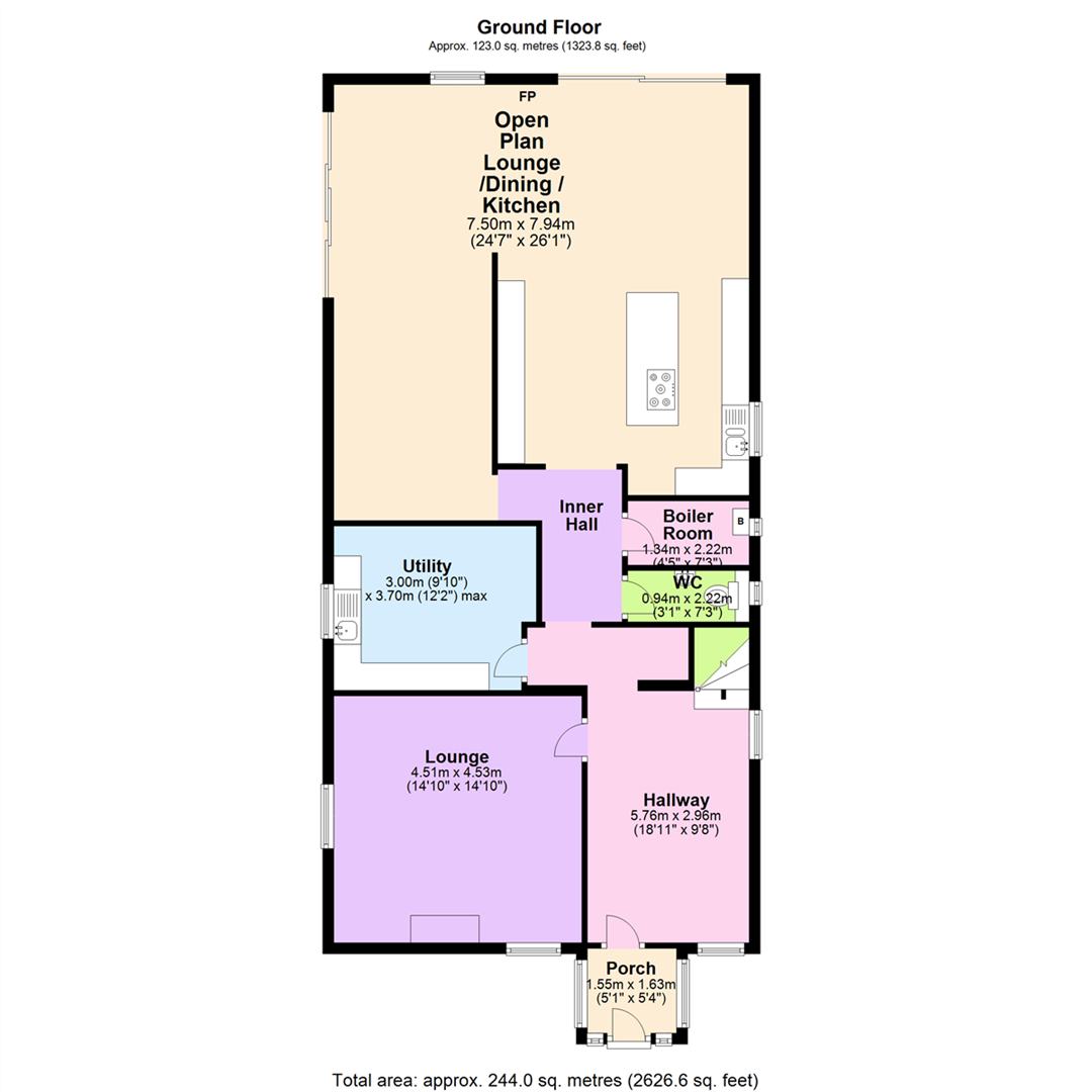 4 Bedrooms Detached house for sale in Hall Carr Farm, Rawtenstall, Rossendale BB4