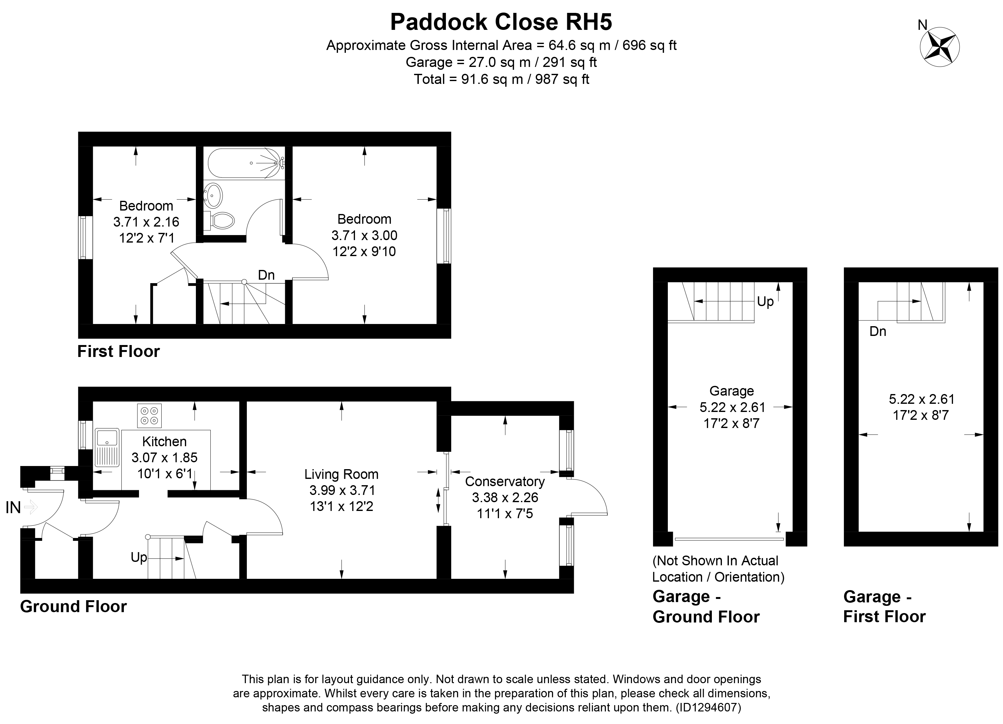 2, Paddock Close, Dorking floorplan