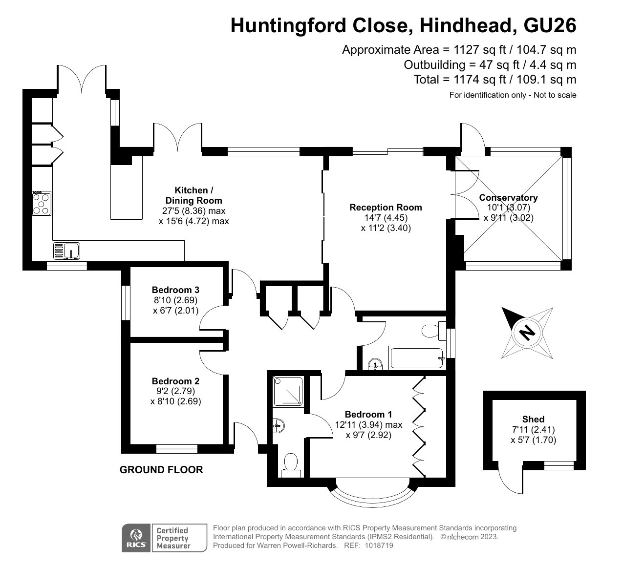 5, Huntingford Close, Surrey floorplan
