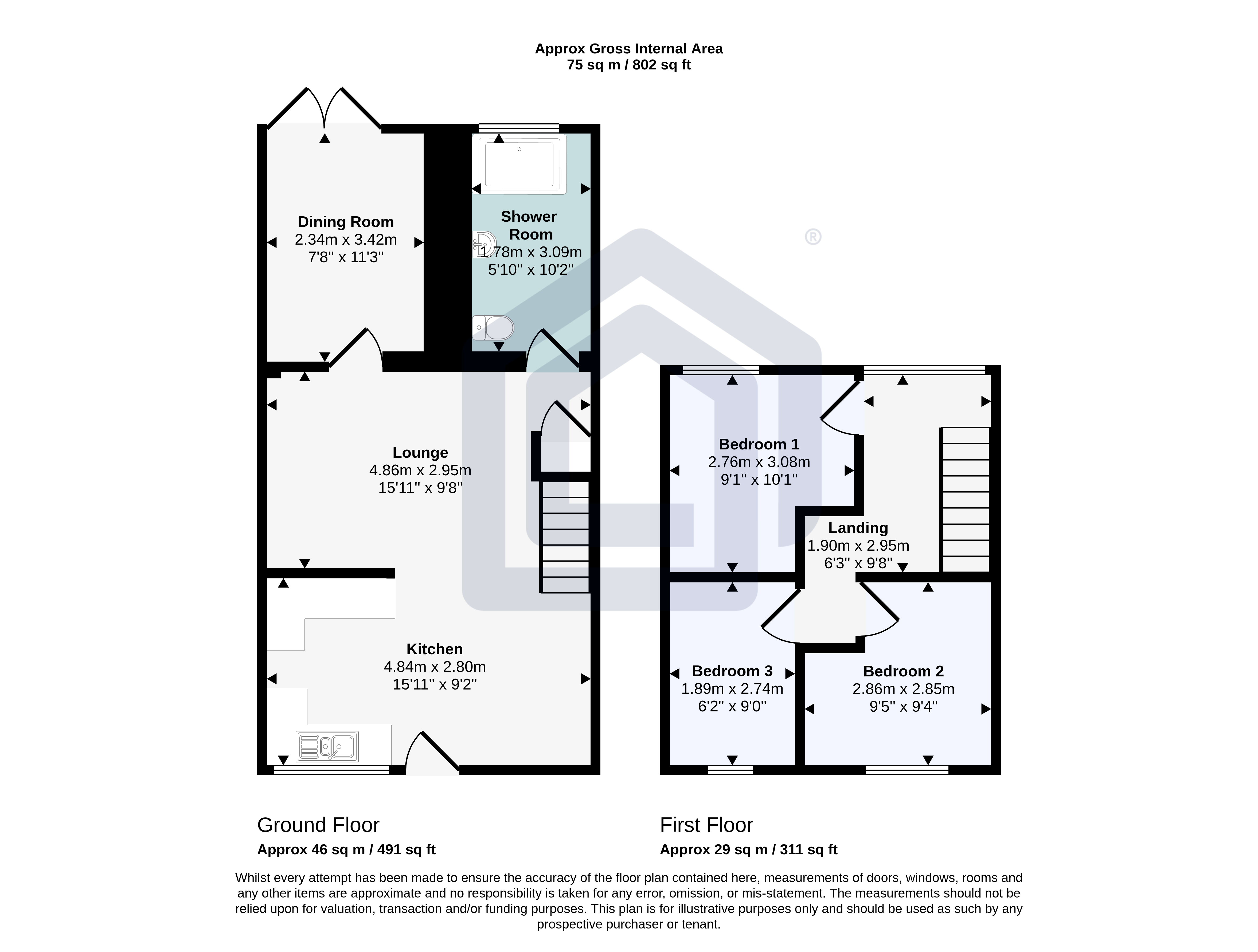 85 Banksbarn, 85 Banksbarn, Skelmersdale floorplan