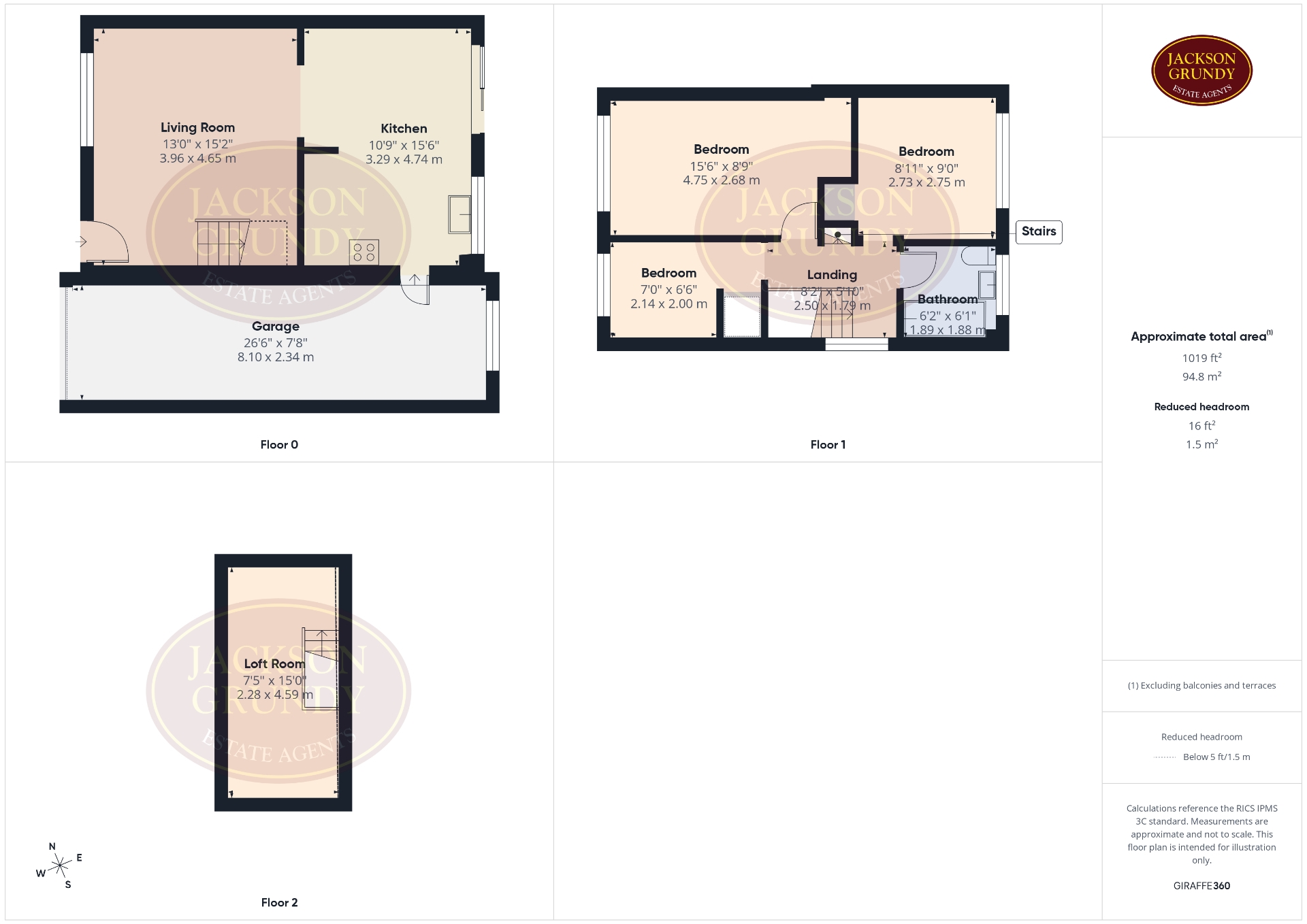 32, Cowgill Close, Northampton floorplan