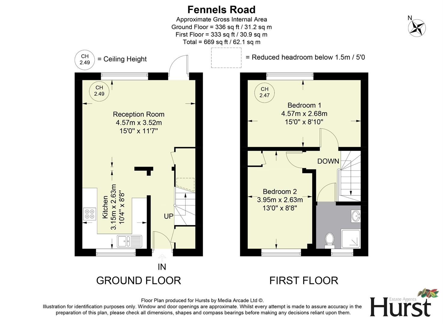 15, Fennels Road, High Wycombe floorplan