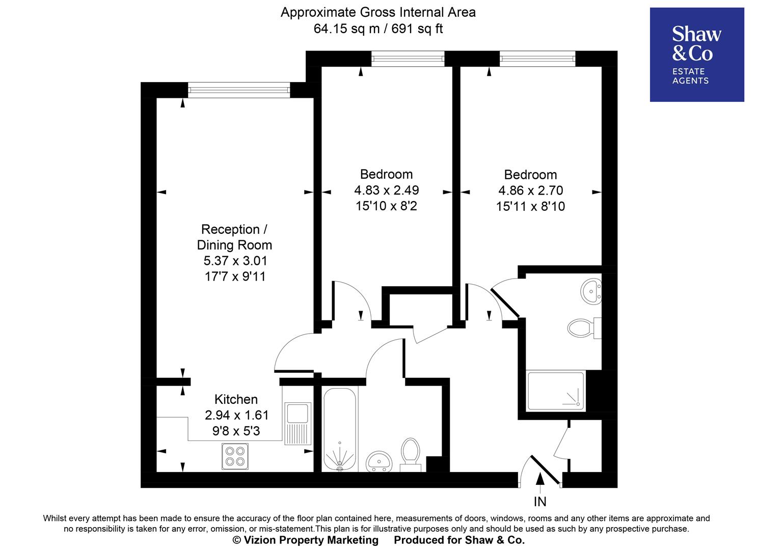 26, Bennett Close, Hounslow floorplan