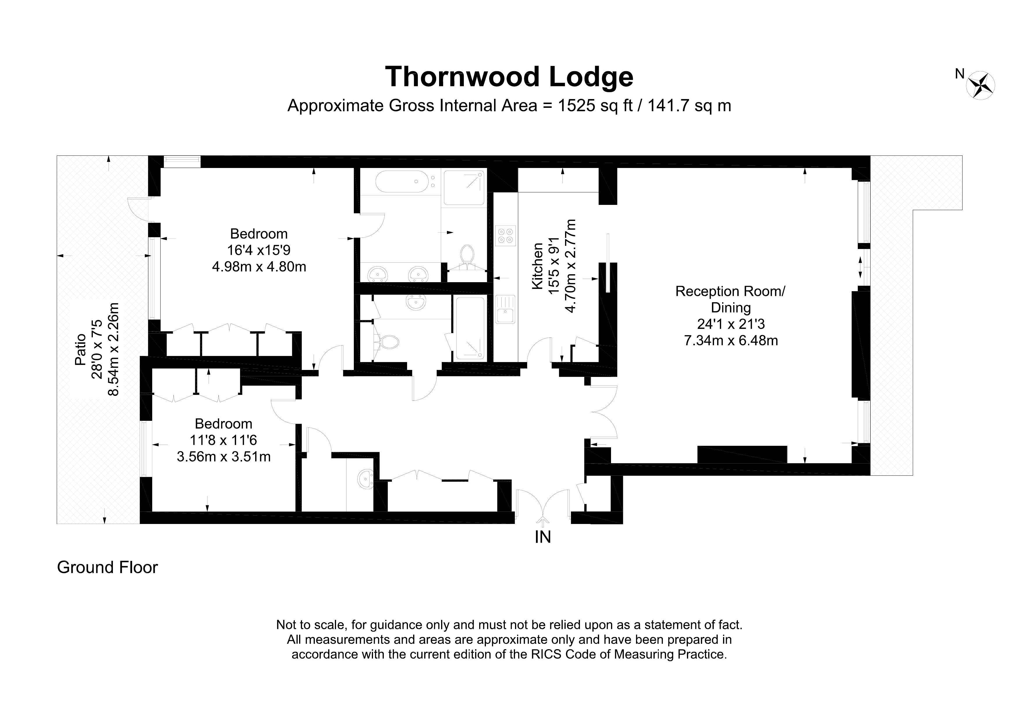 2 Bedrooms Flat to rent in Thornwood Gardens, London W8
