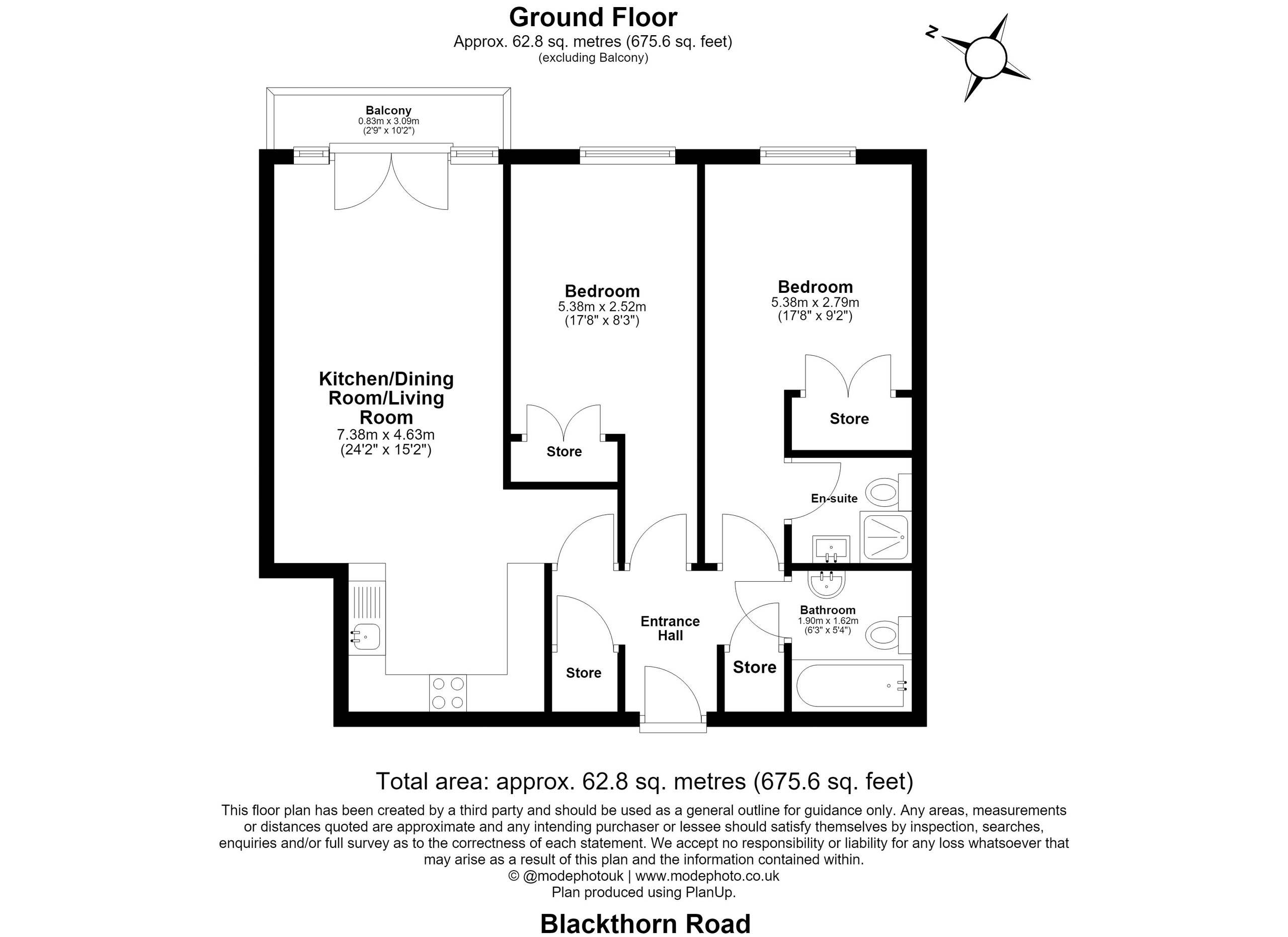 125 Blackthorn Road, Ilford floorplan