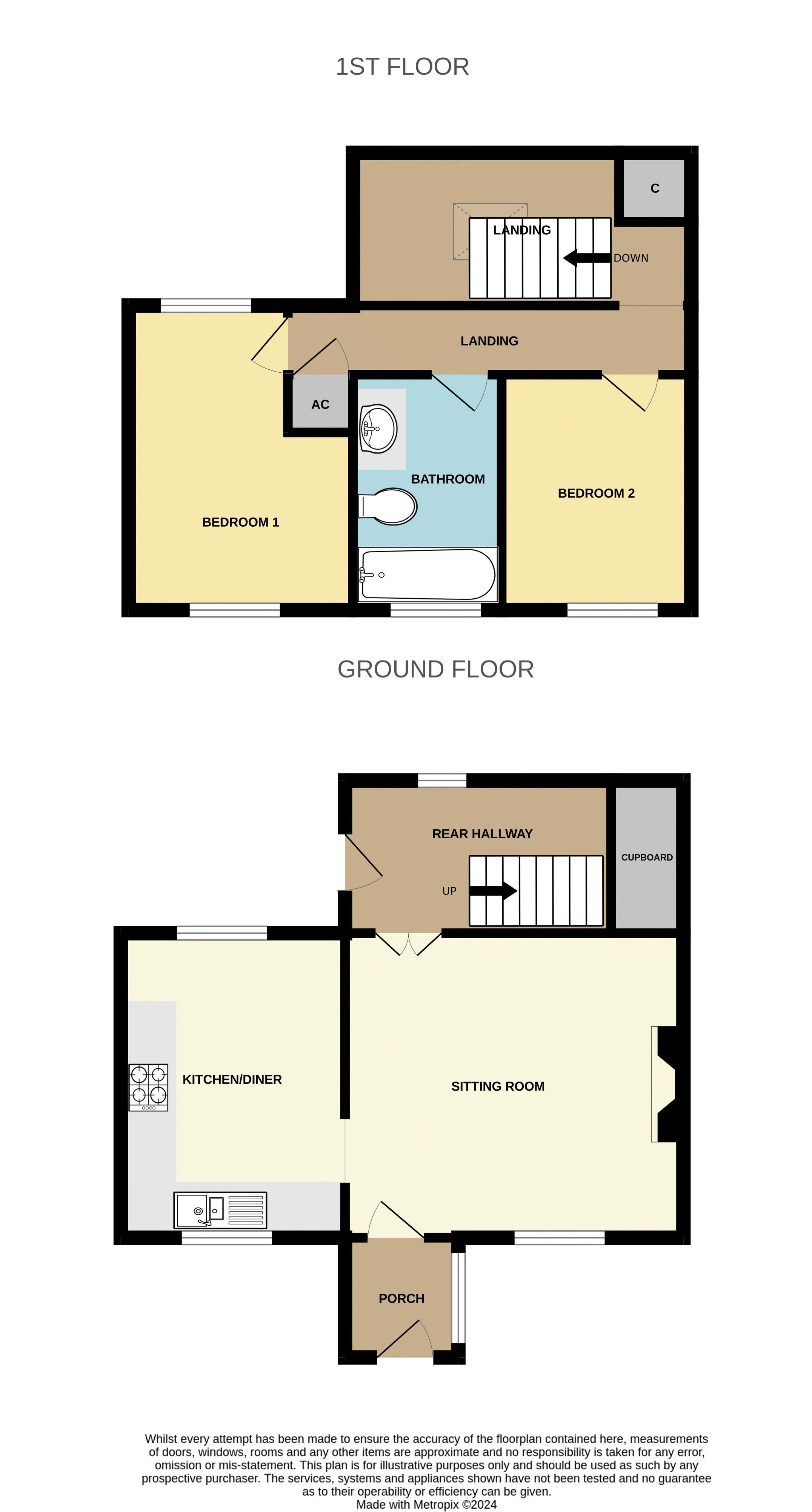 2, Woodville, Langport floorplan