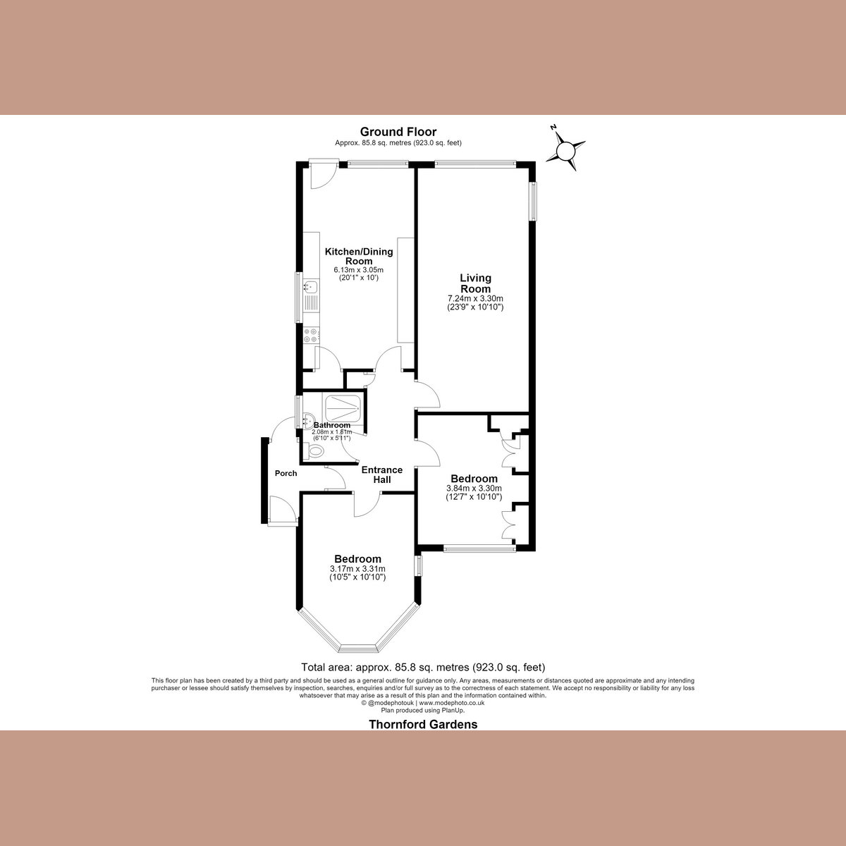 5, Thornford Gardens, Southend-on-sea floorplan