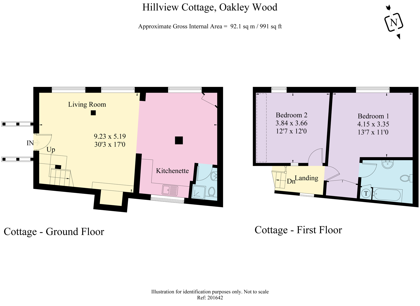 2 Bedrooms Detached house for sale in Hillview Cottage, Oakley Wood OX10