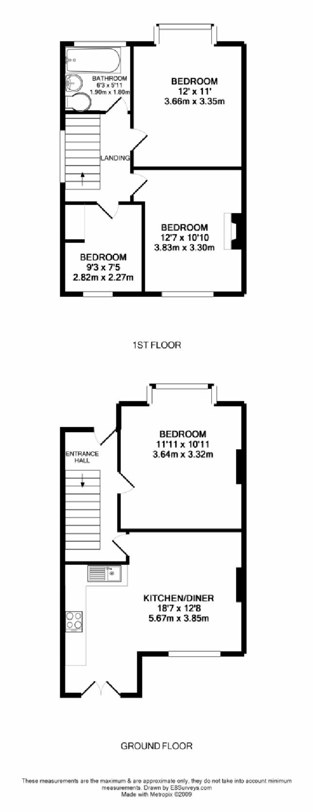 Glanville Road, Oxford floorplan