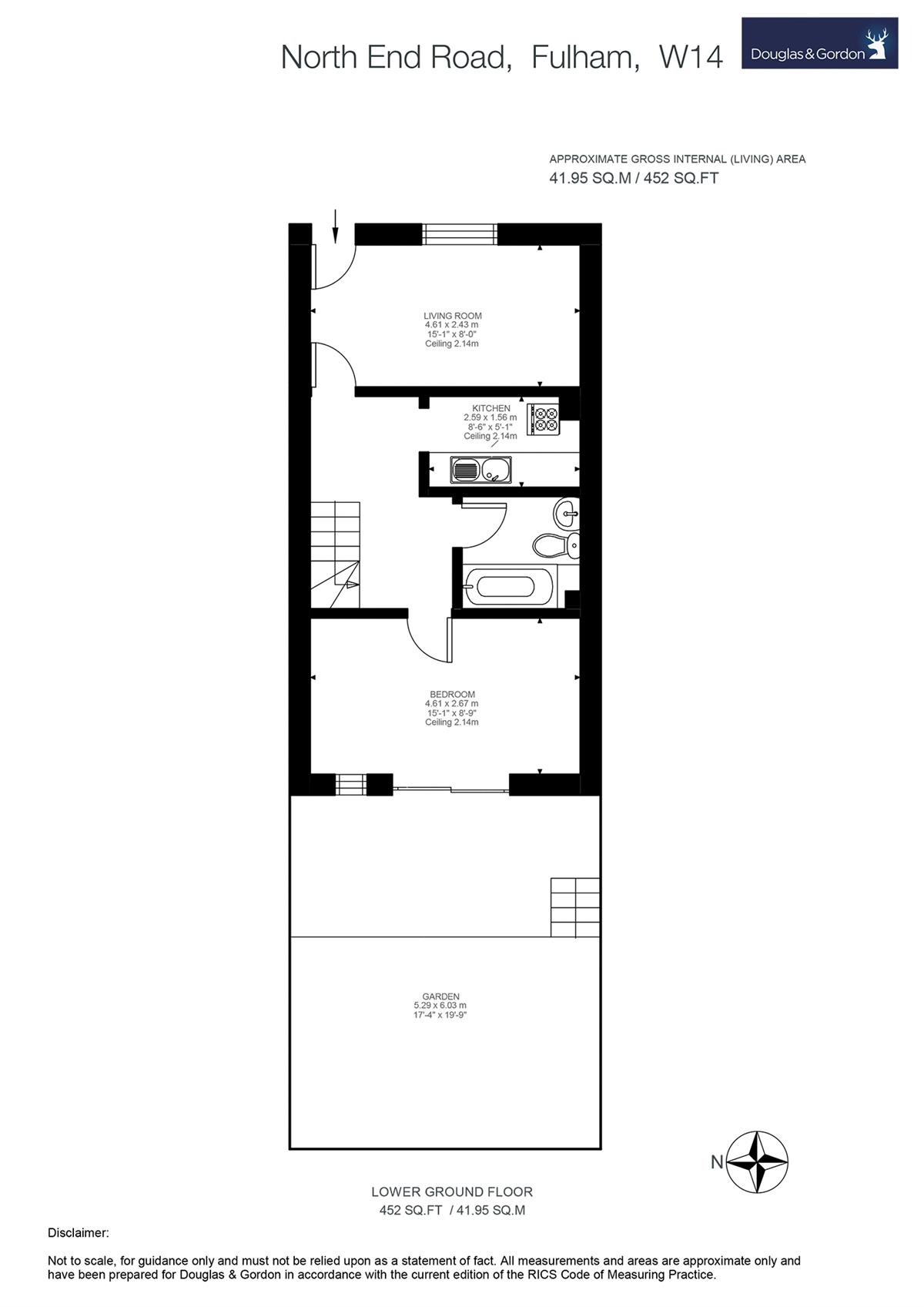 1 Bedrooms Flat to rent in North End Road, London W14
