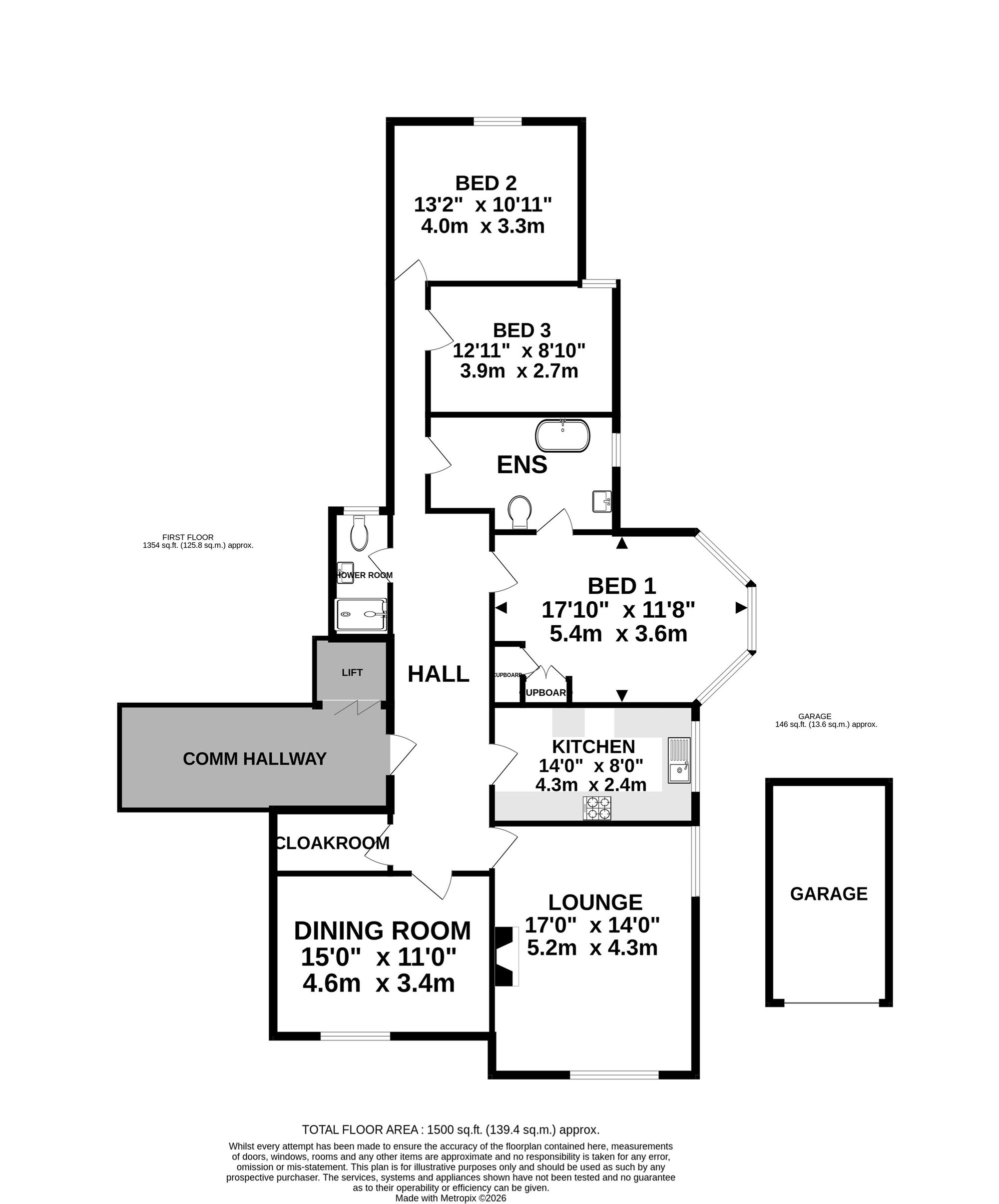 Flat 4, Southfield Richmond Road, Altrincham floorplan
