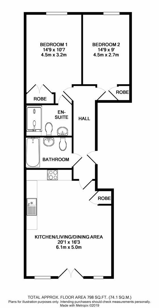 2 Bedrooms Flat for sale in Elizabeth Court, Victoria Avenue, Burgess Hill RH15