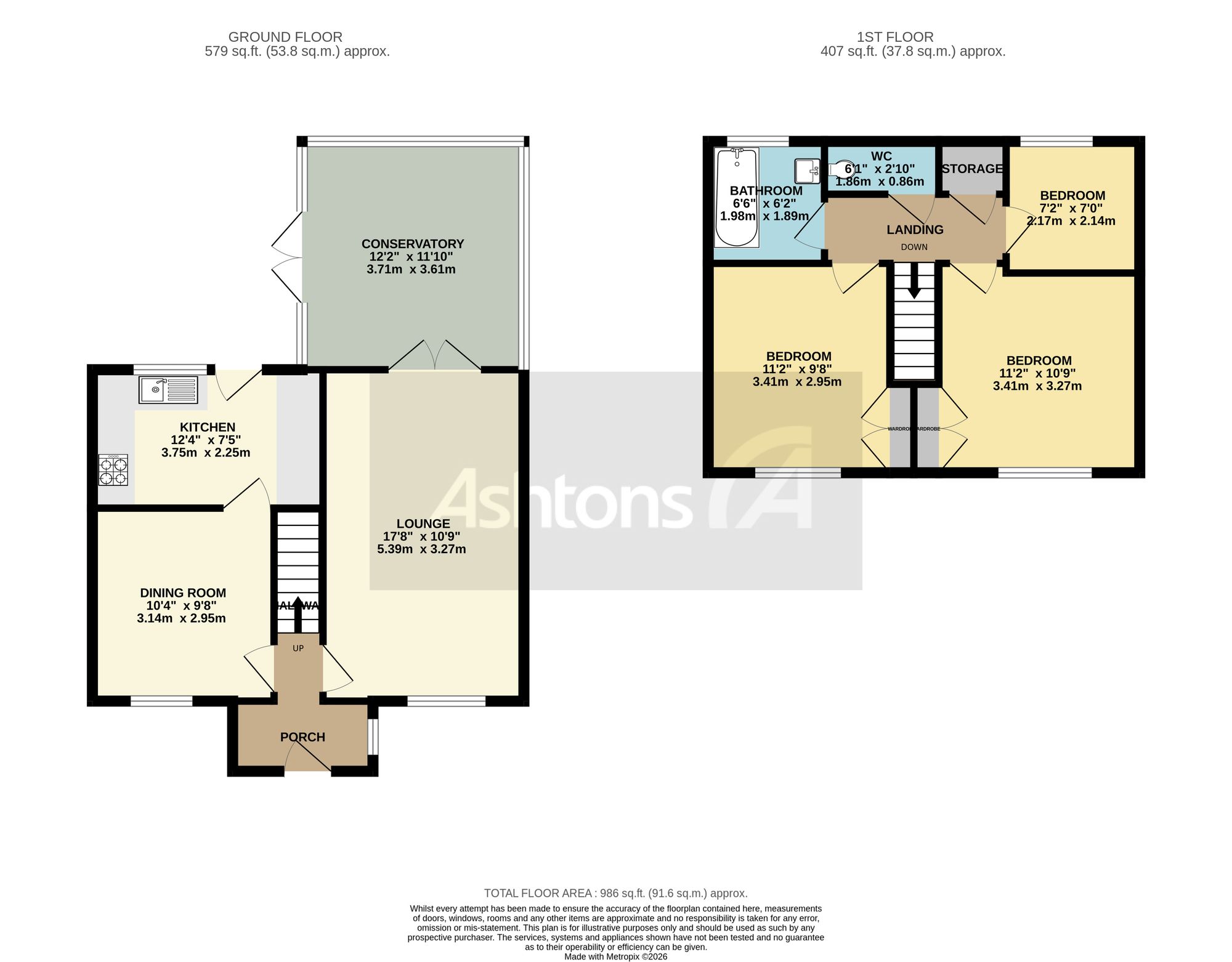 15 Darnaway Close, Warrington floorplan