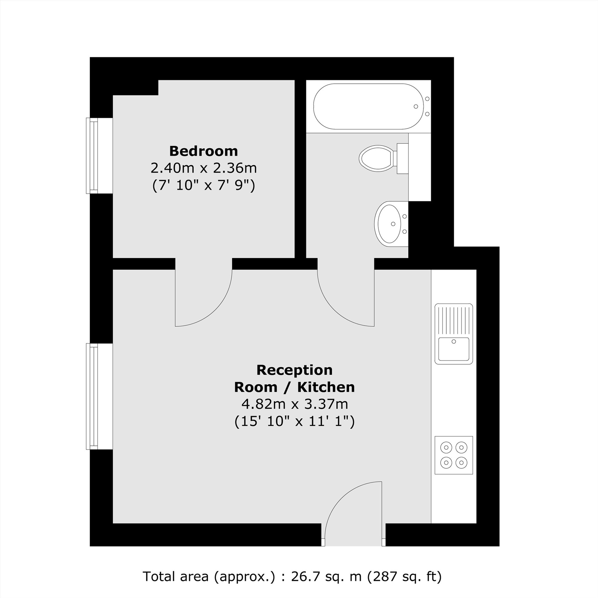 Flat 30, Willoughby Mews, 38, Willoughby Lane, London floorplan