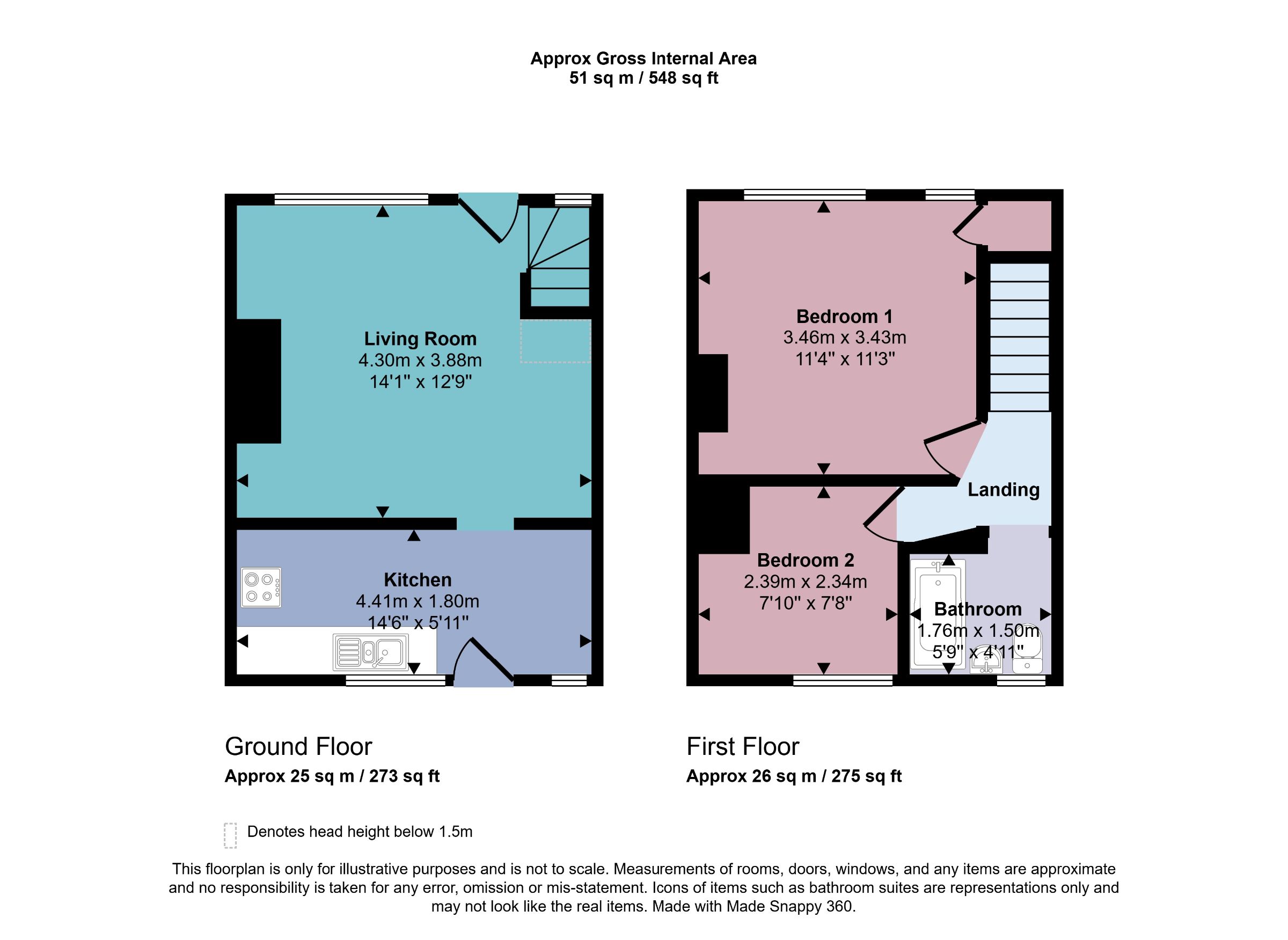 8 Queens Road, Knaresborough floorplan