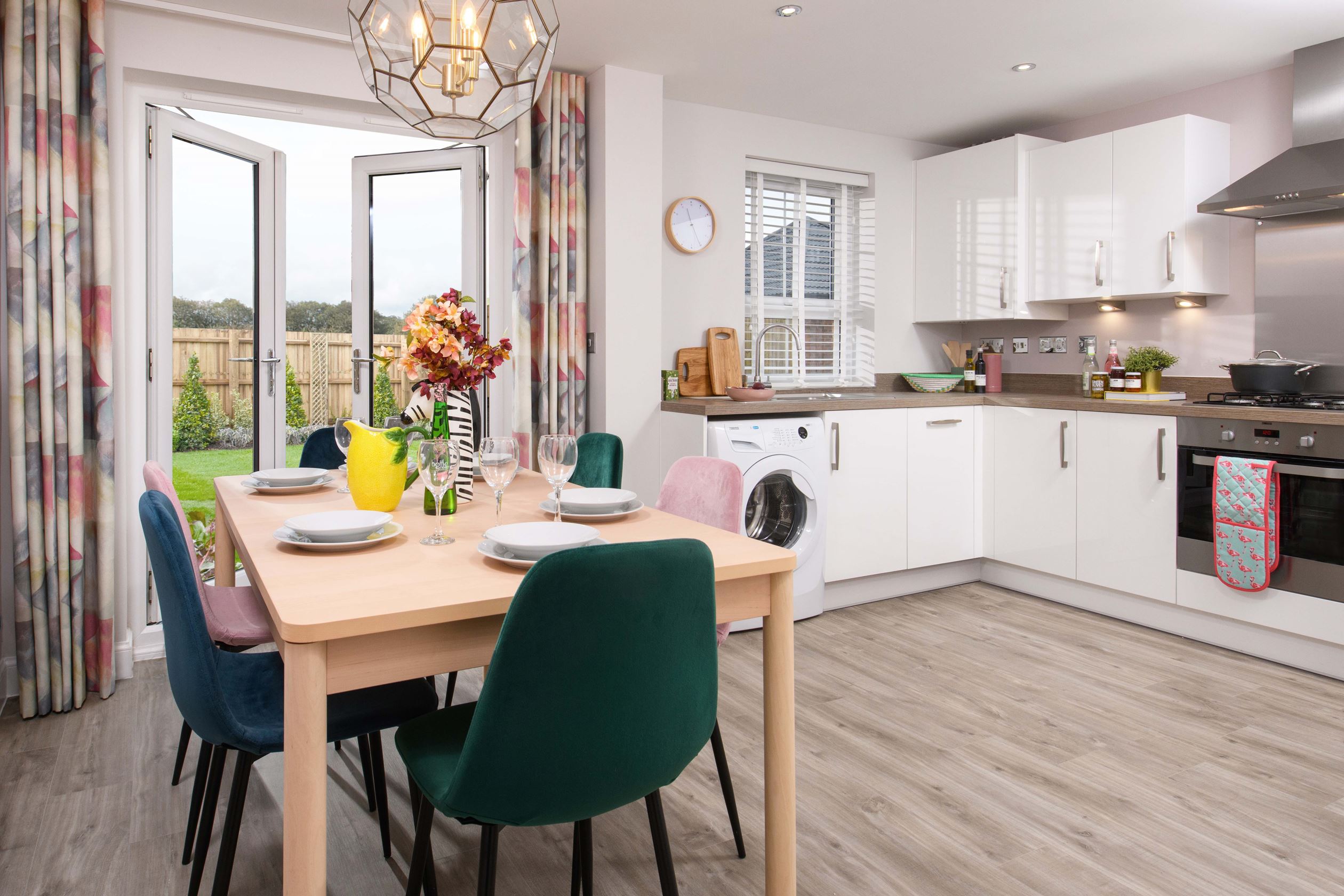 Property 1 of 7. Kitchen Diner In The Maidstone 3 Bedroom Show Home