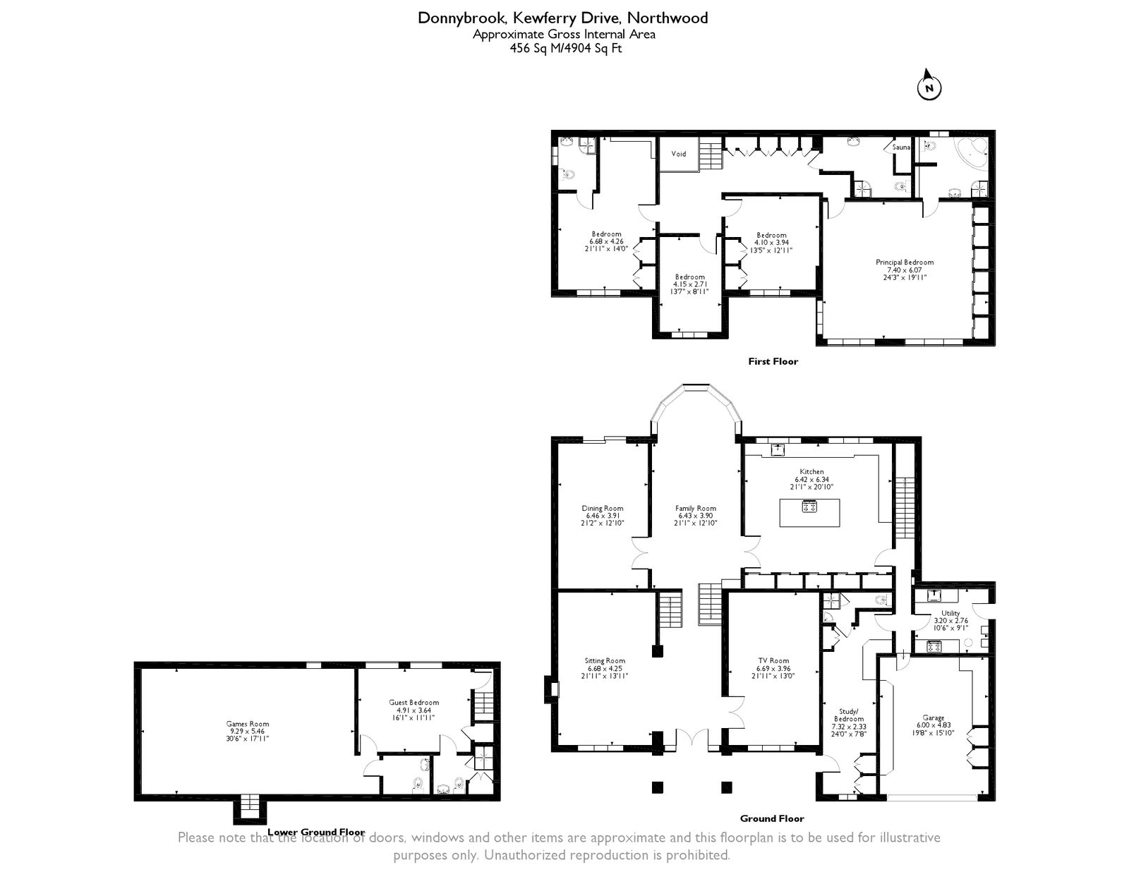 Donnybrook, Kewferry Drive, Northwood floorplan