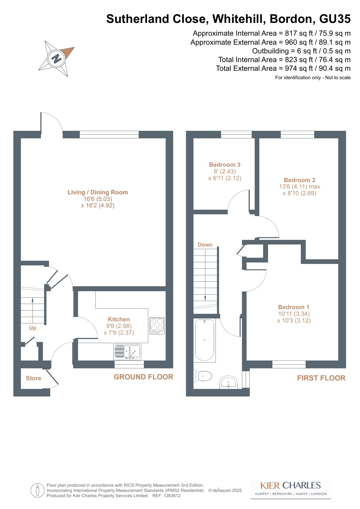 63, Sutherland Close, Bordon floorplan