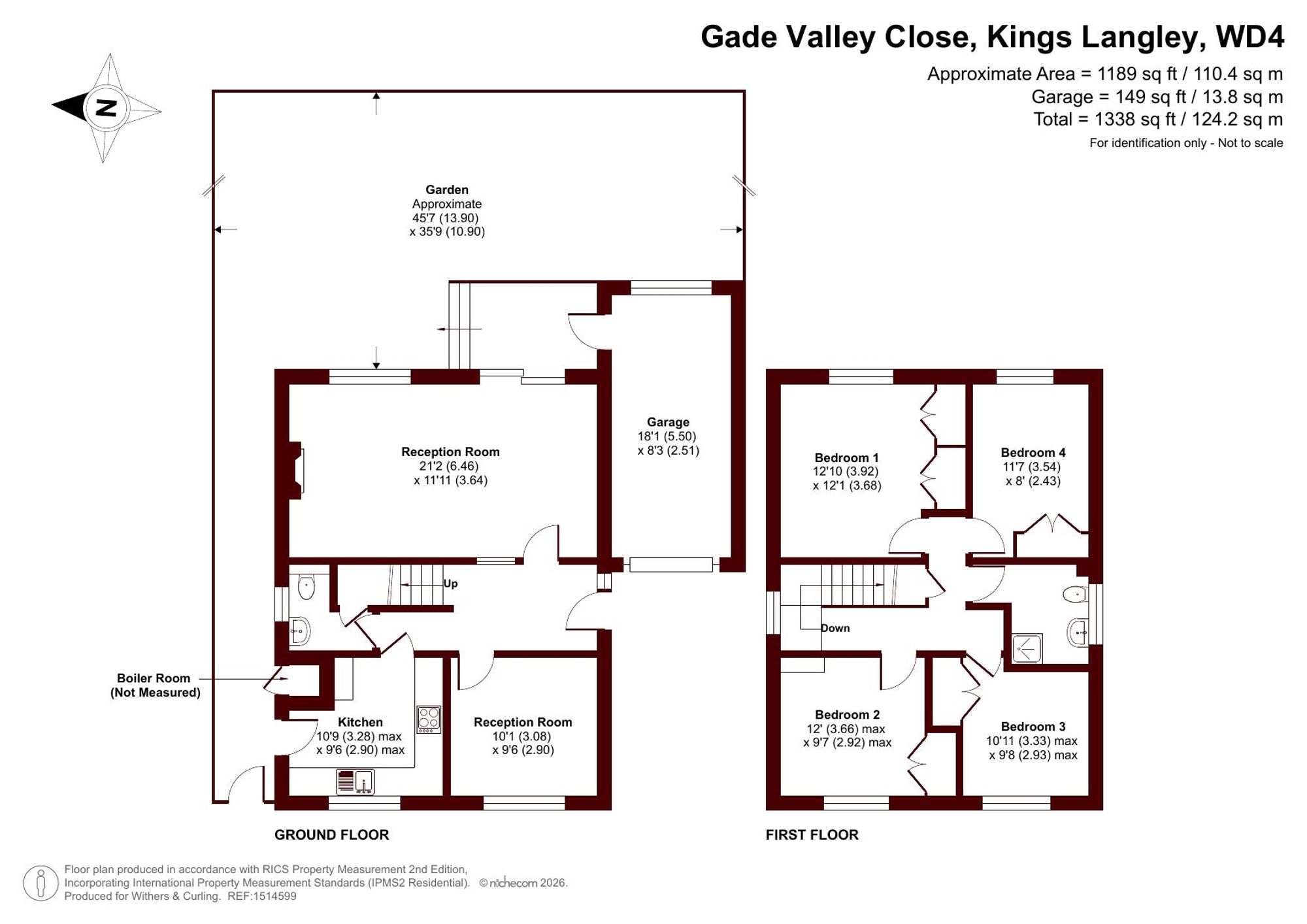 20 Gade Valley Close, Kings Langley floorplan