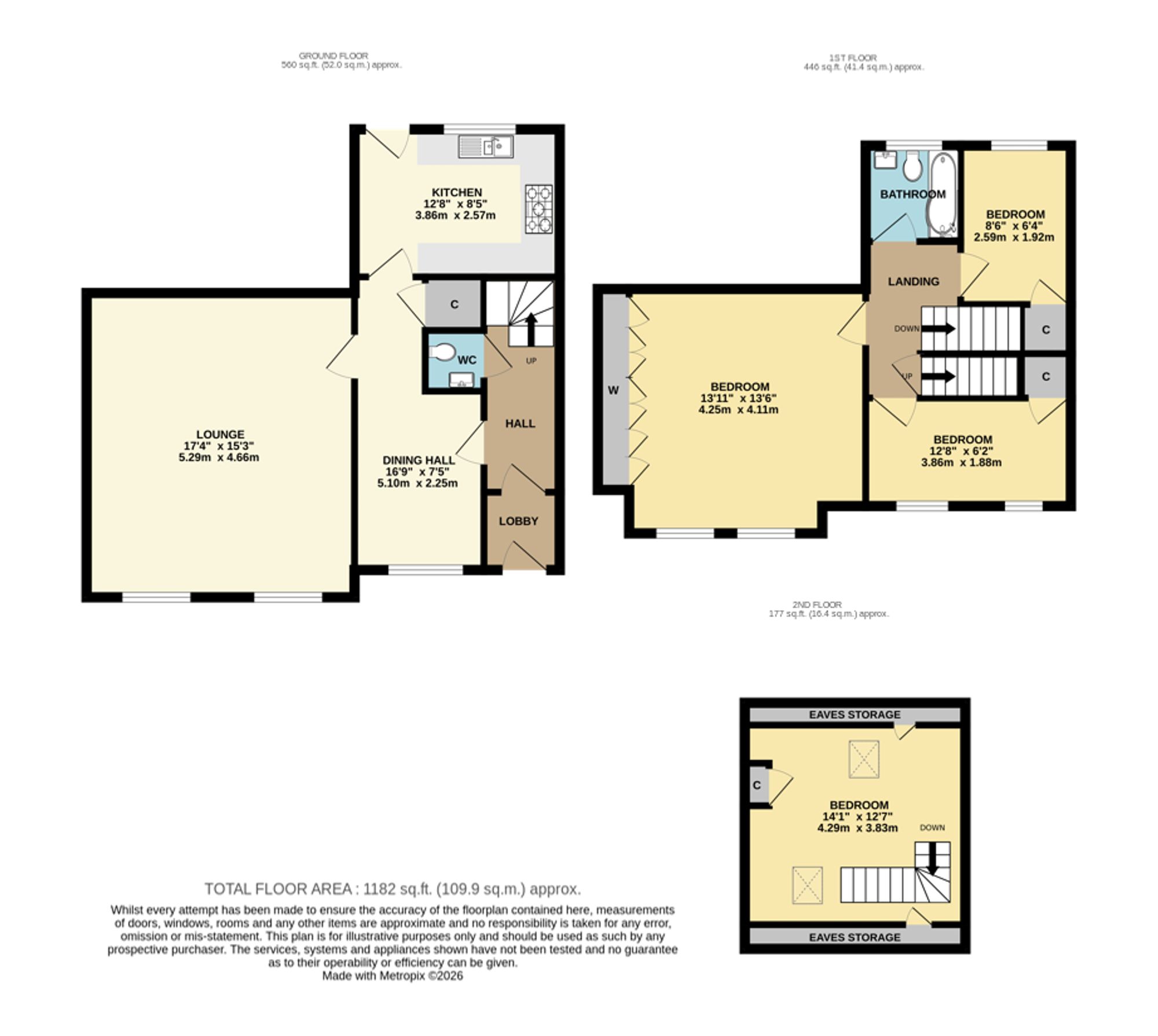 22 Repton Gardens, Southampton floorplan
