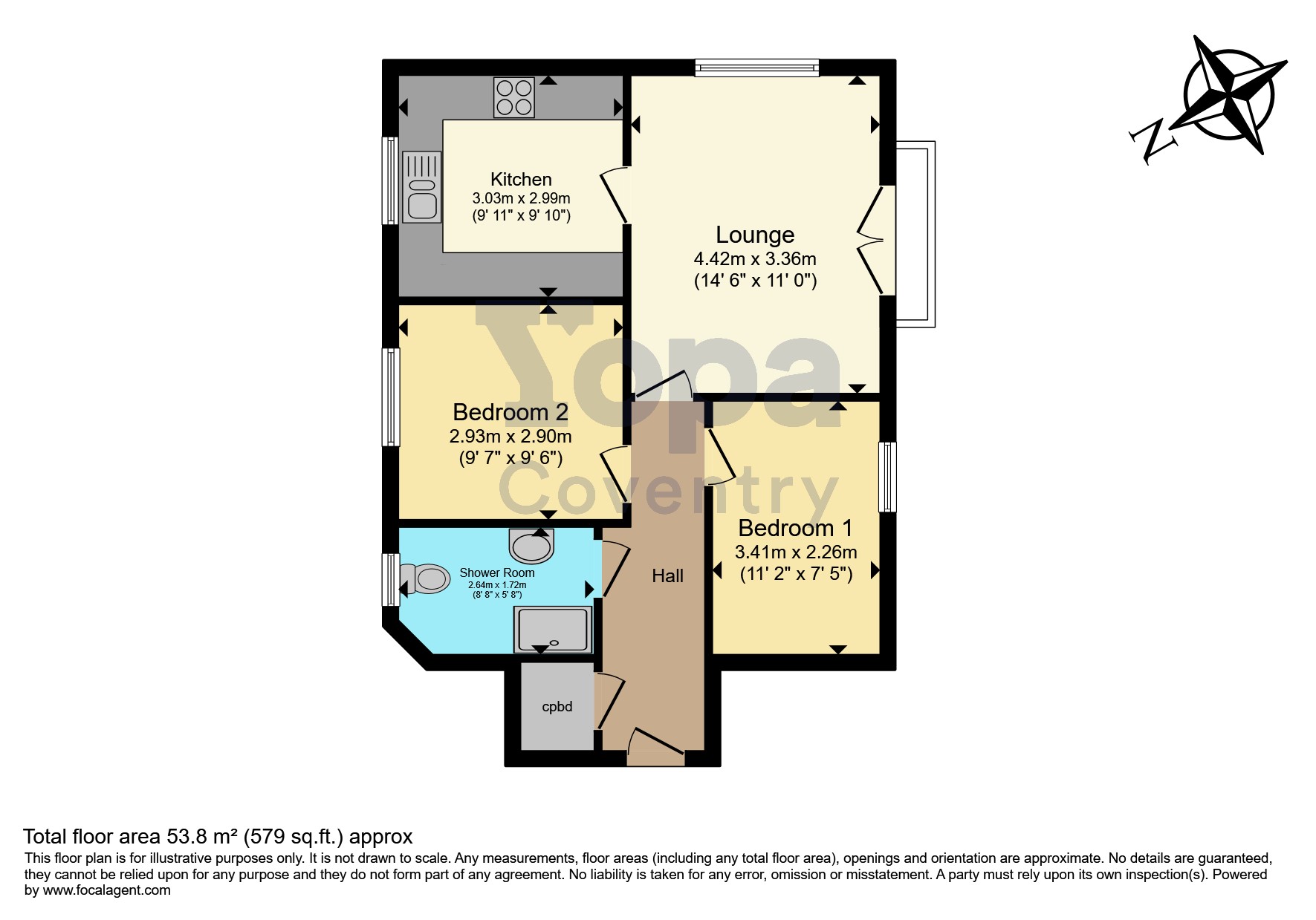 77, Grindle Road, Coventry floorplan