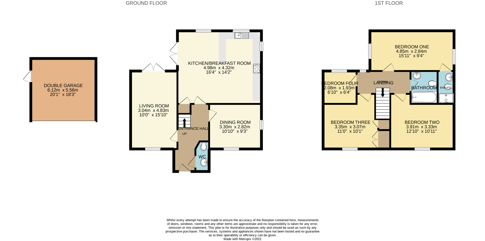 Burr Close, Kempston, Bedford MK42, 4 bedroom detached house for sale