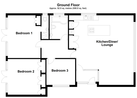 3 Bedrooms Detached bungalow for sale in Effingham Close, Saltdean, Brighton, East Sussex BN2