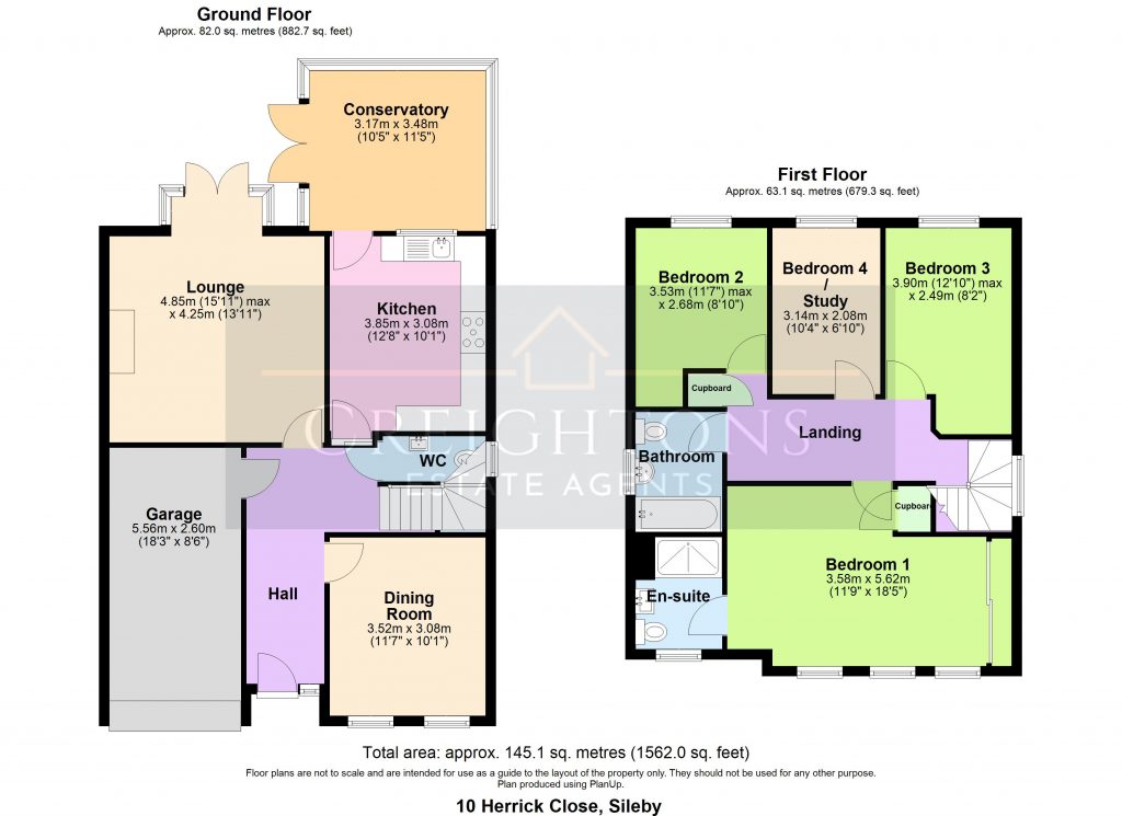 10, Herrick Close, Loughborough floorplan