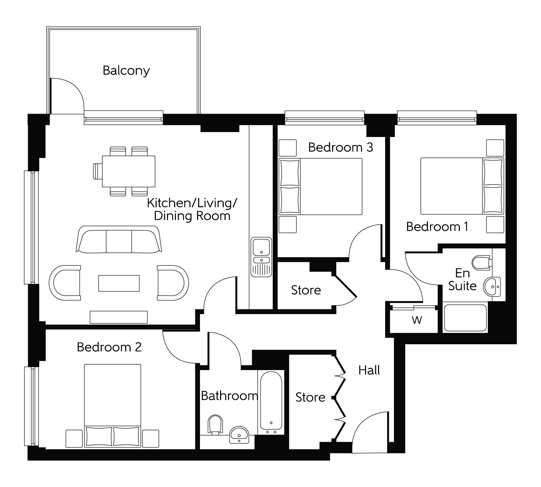 3 Bedrooms Flat for sale in Explorers Wharf, Limehouse E14