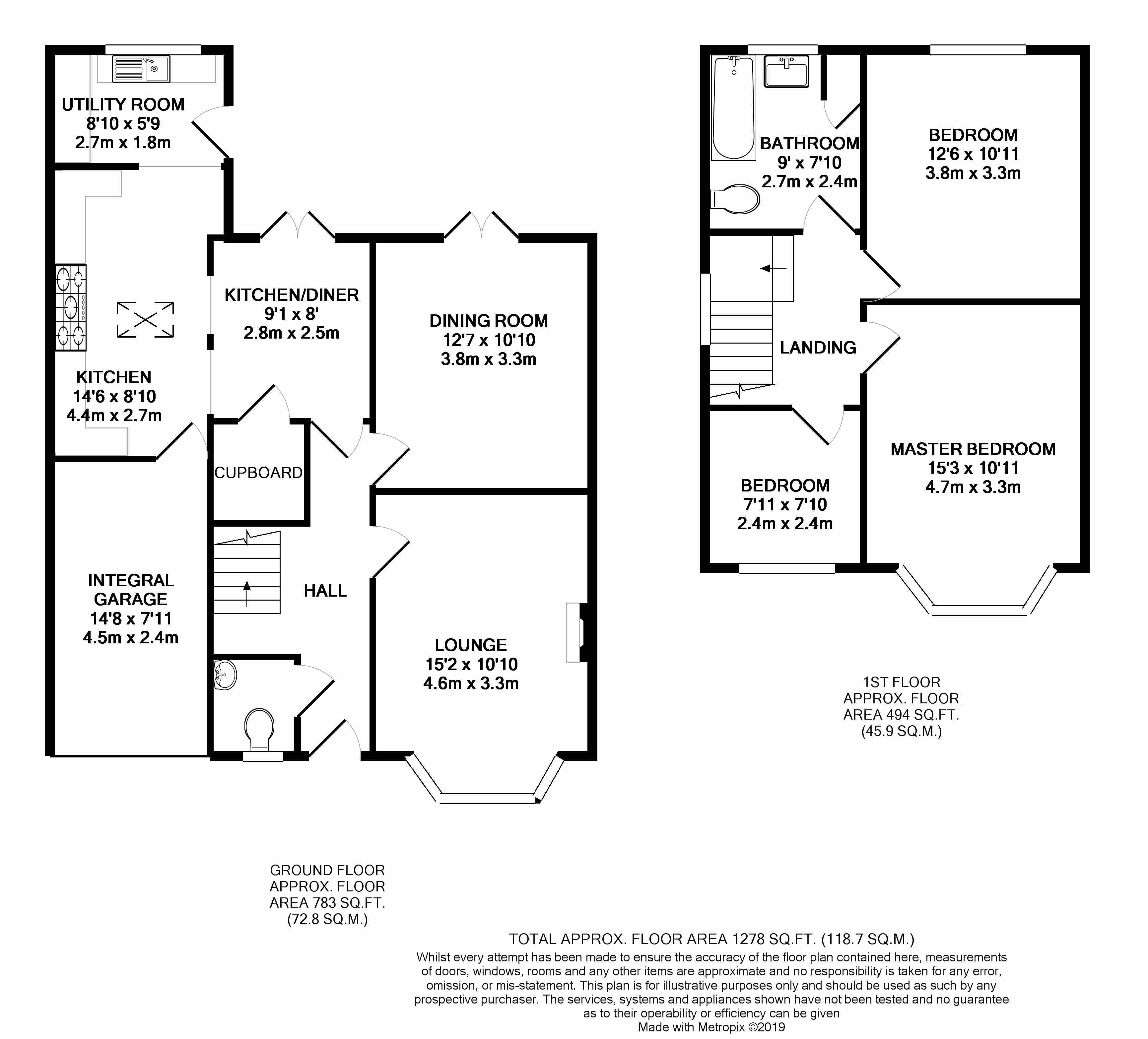 3 Bedrooms Detached house for sale in Chesterfield Road, Staveley, Chesterfield S43