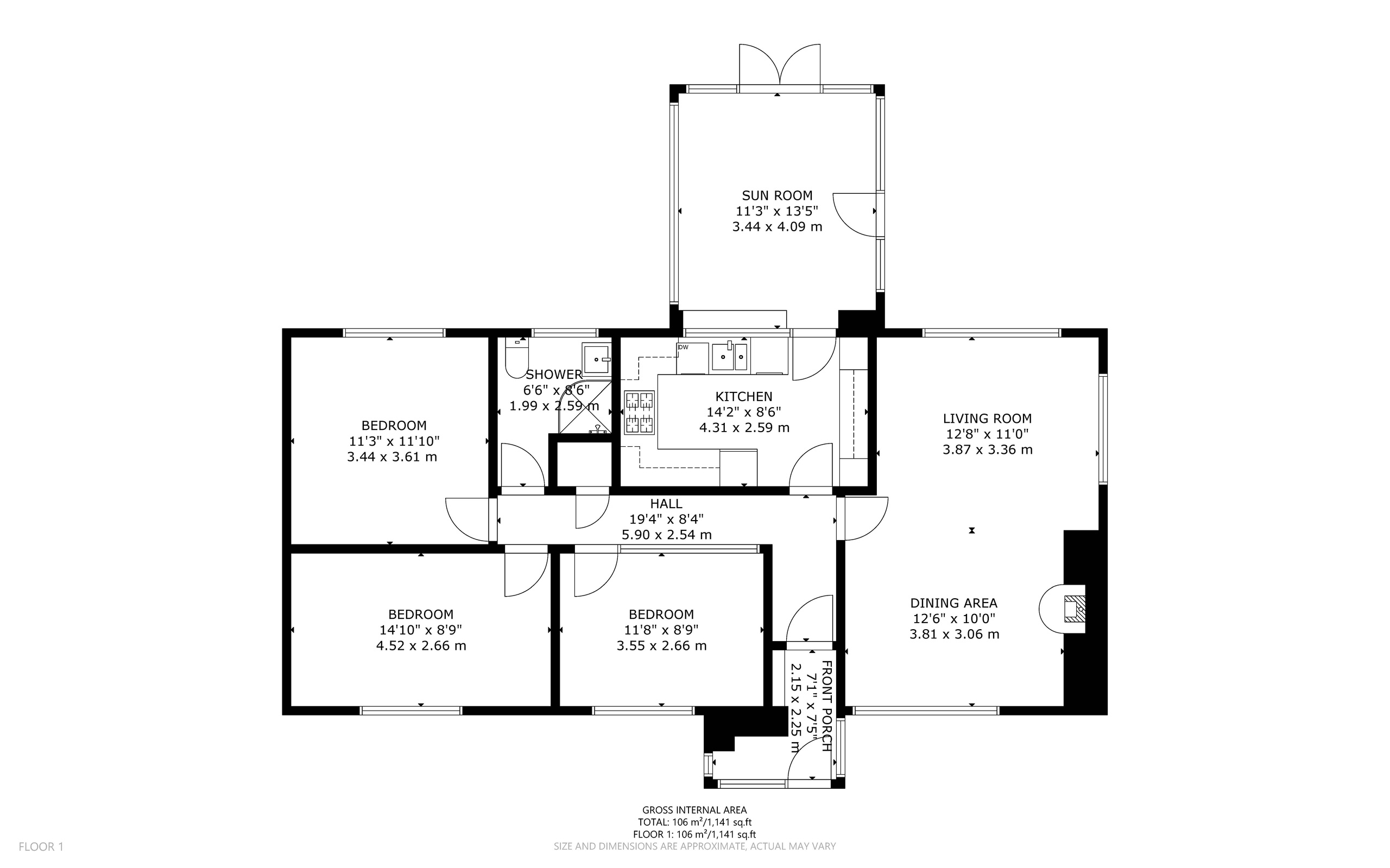 229 Shields Road, Motherwell floorplan