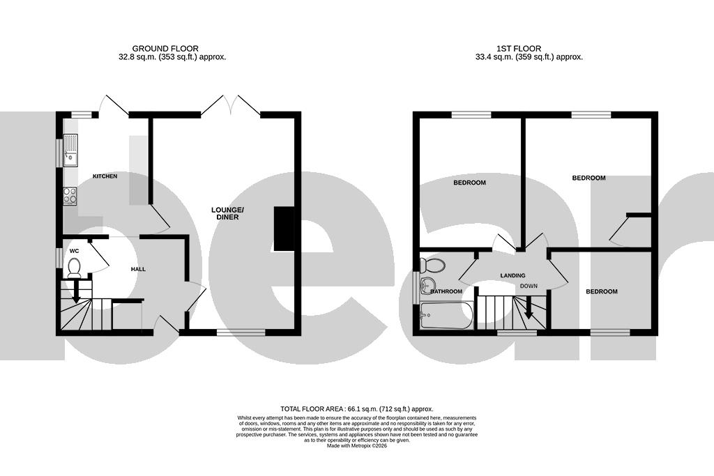 2, Denton Close, Westcliff-on-Sea floorplan