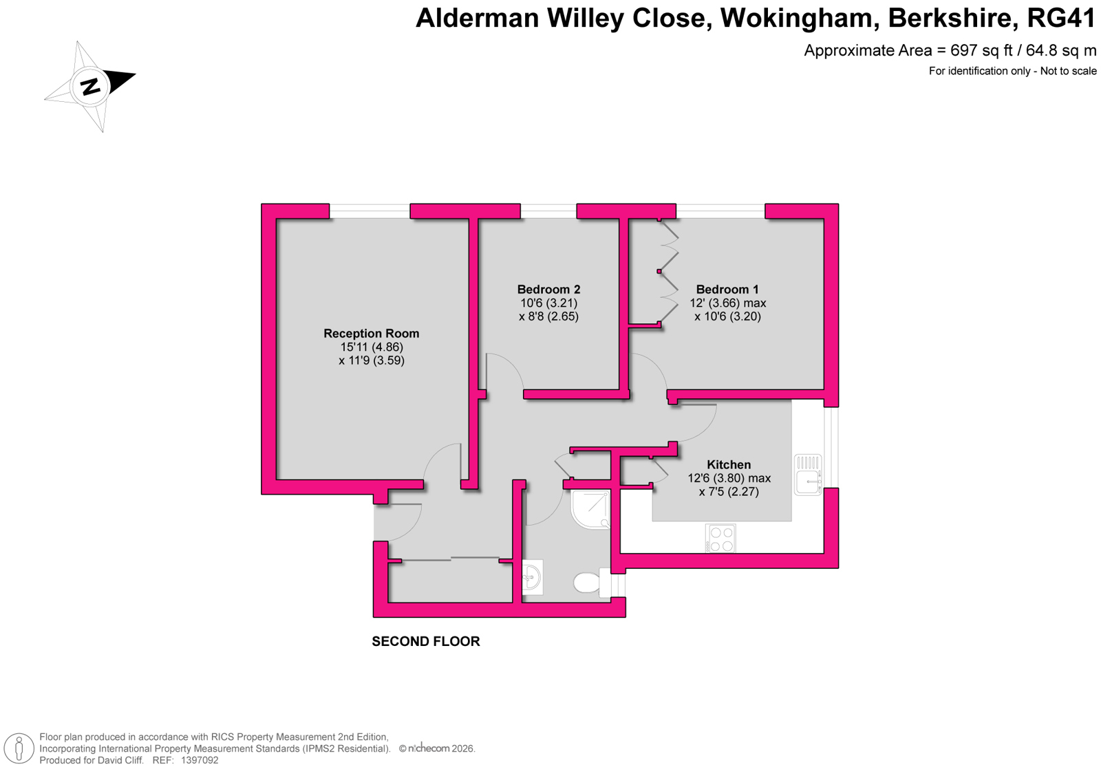 Alderman Willey Close, Wokingham, Berkshire, RG41 floorplan
