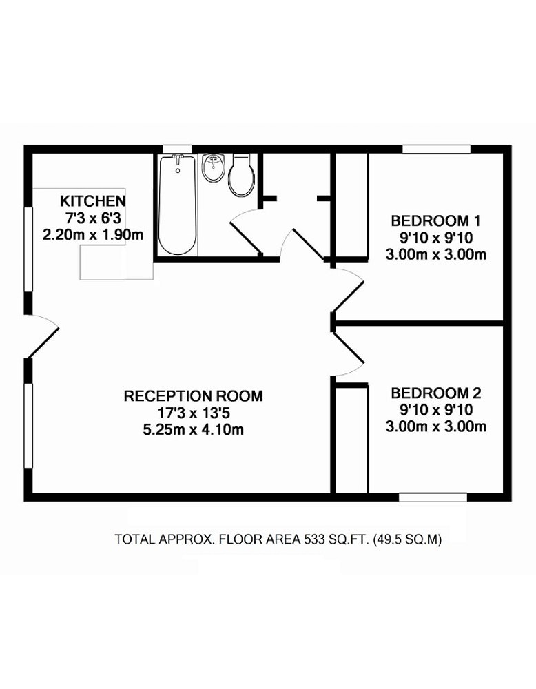 2 Bedrooms Detached house for sale in Crianlarich FK20