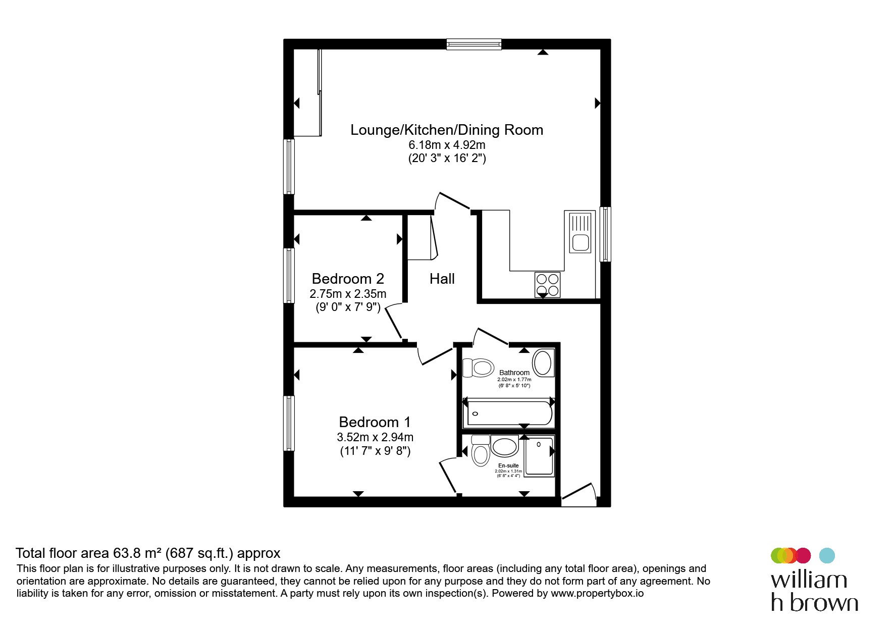 55, St. Josephs Green, Welwyn Garden City floorplan