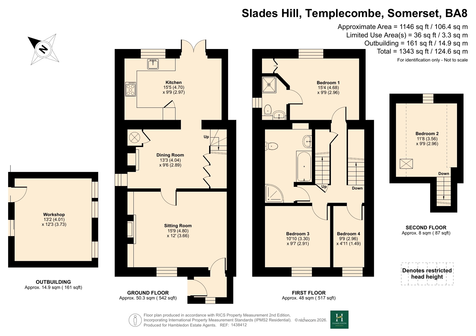 8, Slades Hill, Somerset floorplan