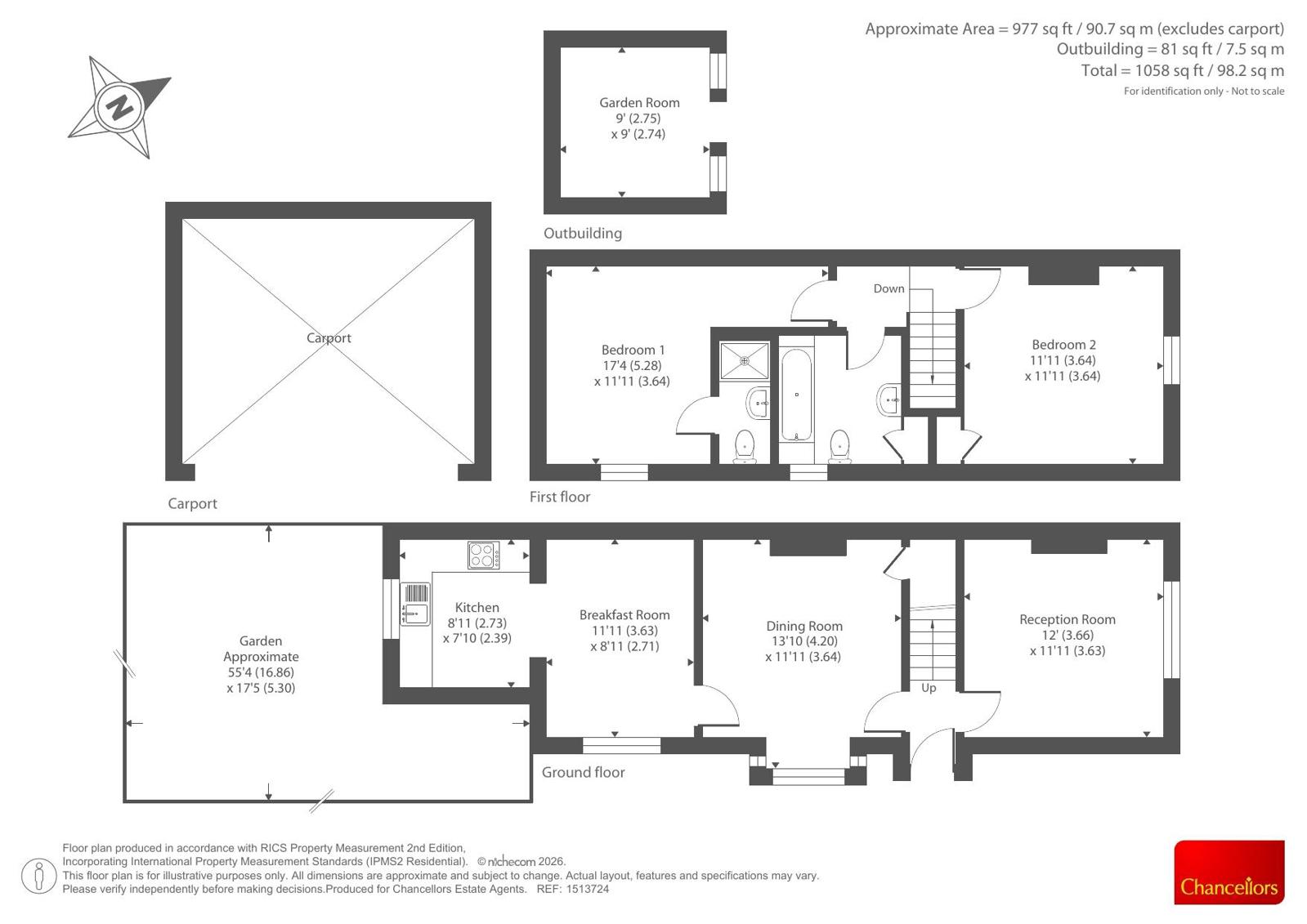89, Totteridge Lane, Buckinghamshire floorplan
