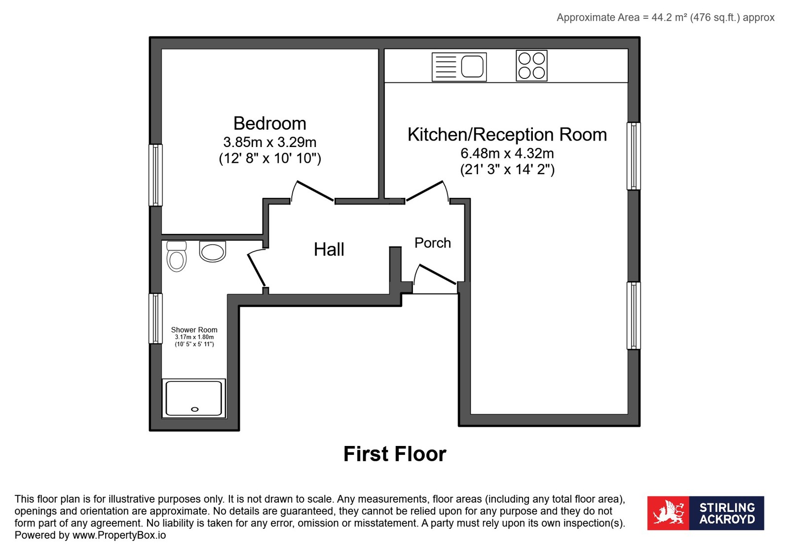 76C, Amhurst Road, London floorplan