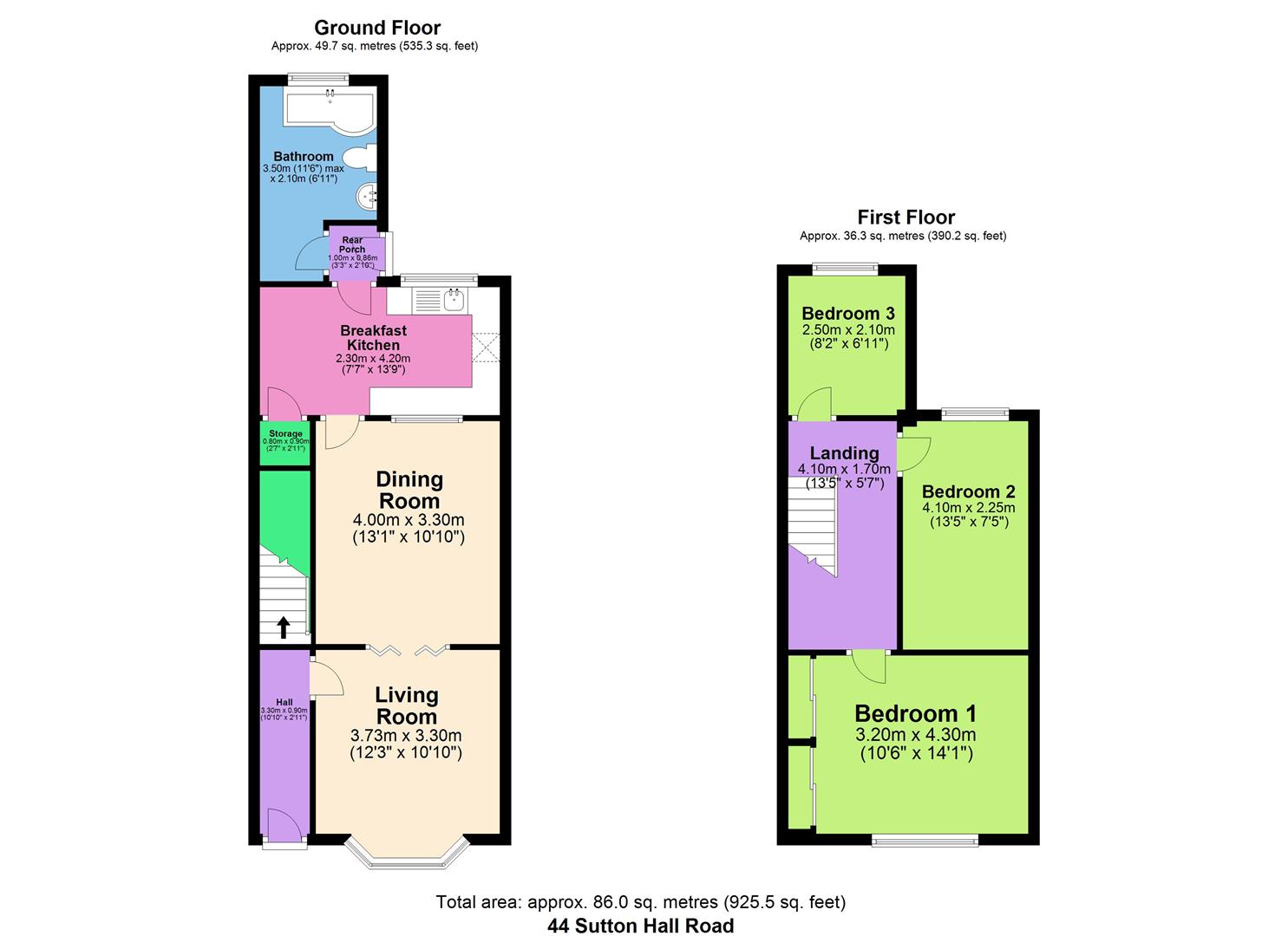 Sutton Hall Road, Bolsover, Chesterfield S44, 3 bedroom terraced house