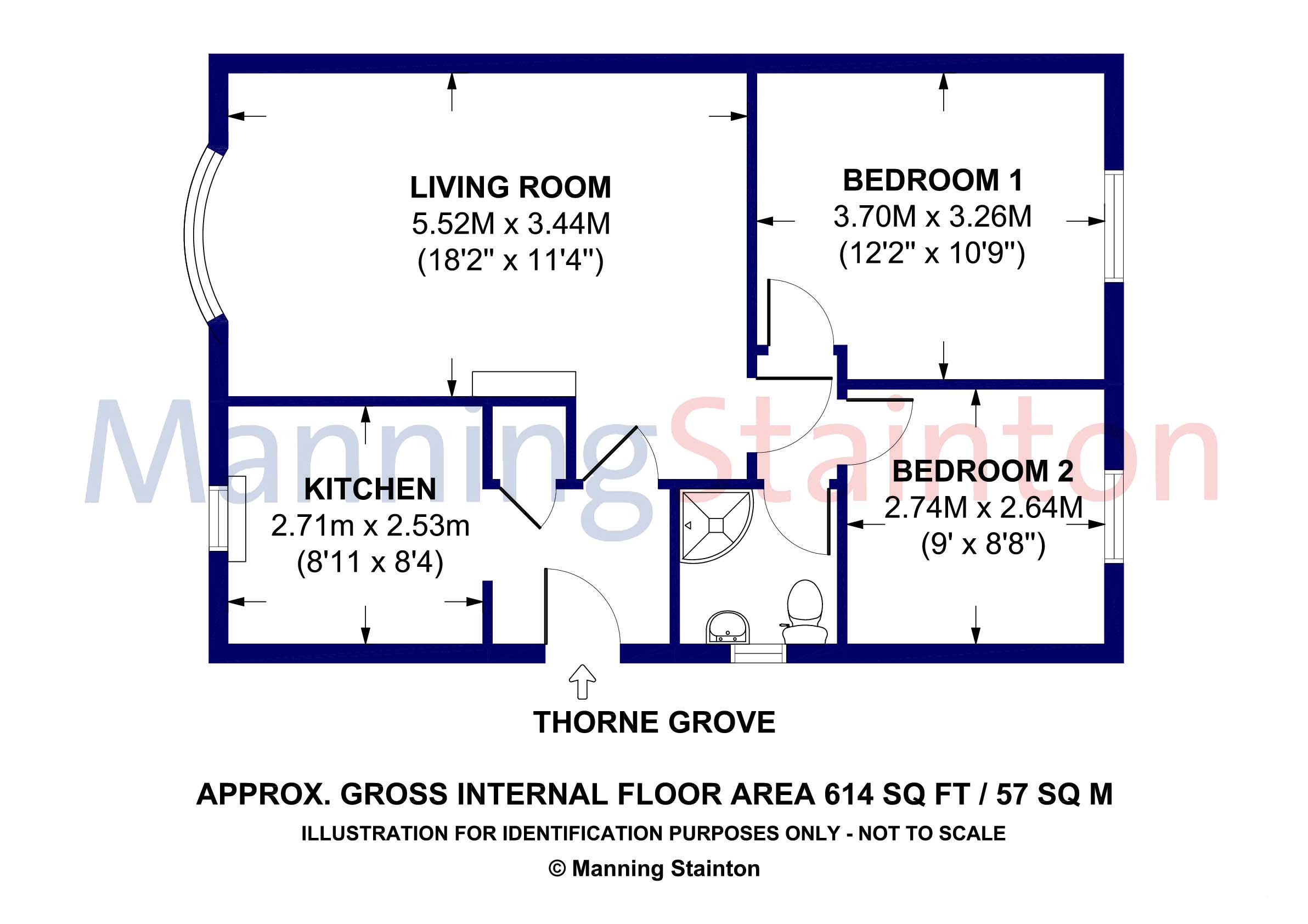 Thorne Grove, Rothwell, Leeds LS26, 2 bedroom bungalow for sale