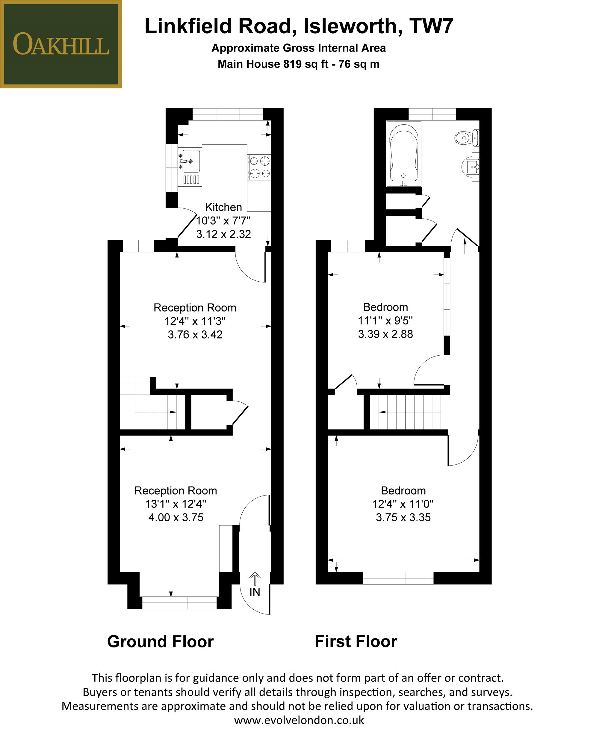 73 Linkfield Road, Isleworth floorplan
