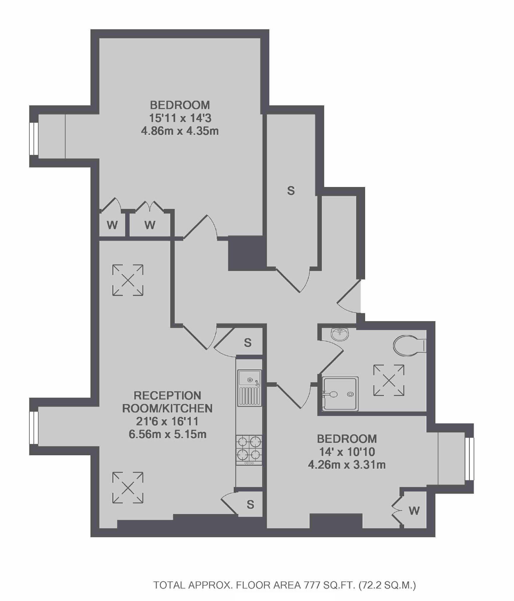 2 Bedrooms Flat for sale in Marlborough Place, St John's Wood, London NW8