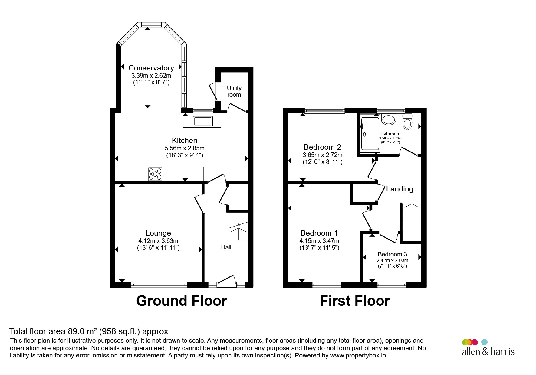 8, St. Donats Close, Dinas Powys floorplan